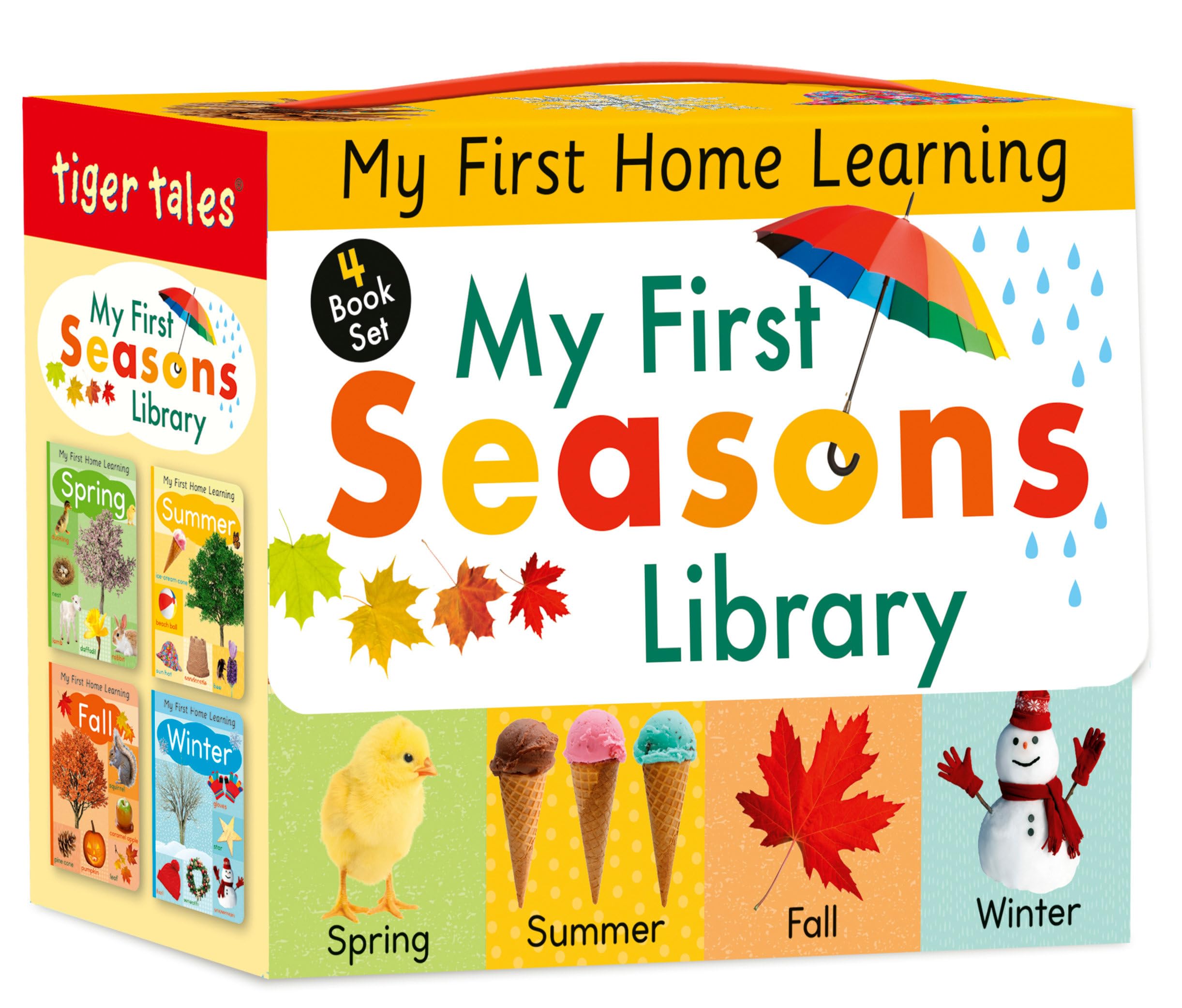 My First Seasons Library 4-Book Boxed Set: Celebrate Spring, Summer, Fall, and Winter! (My First Home Learning) Parents & Children
