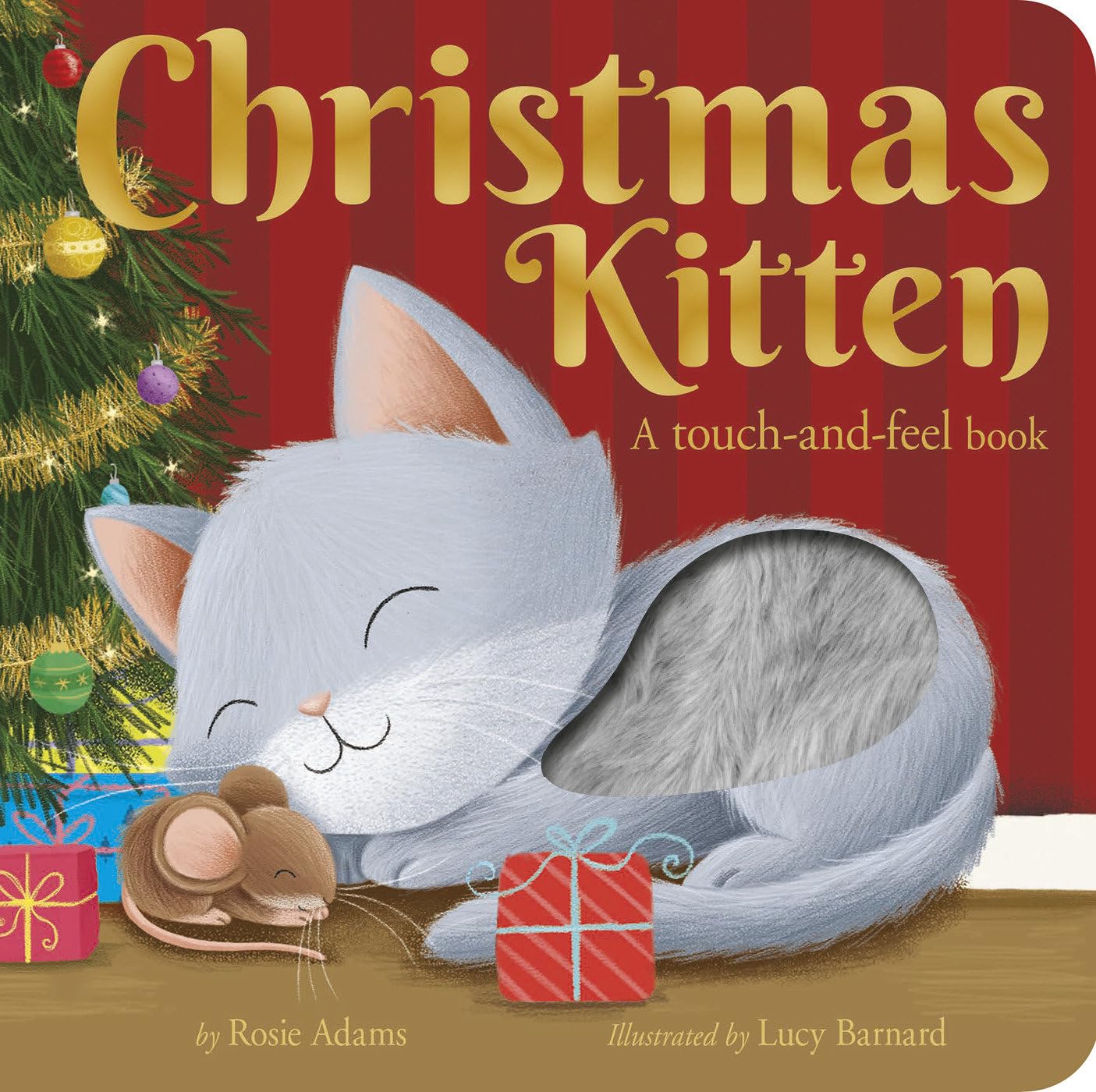 Christmas Kitten: A touch-and-feel book Parents & Children