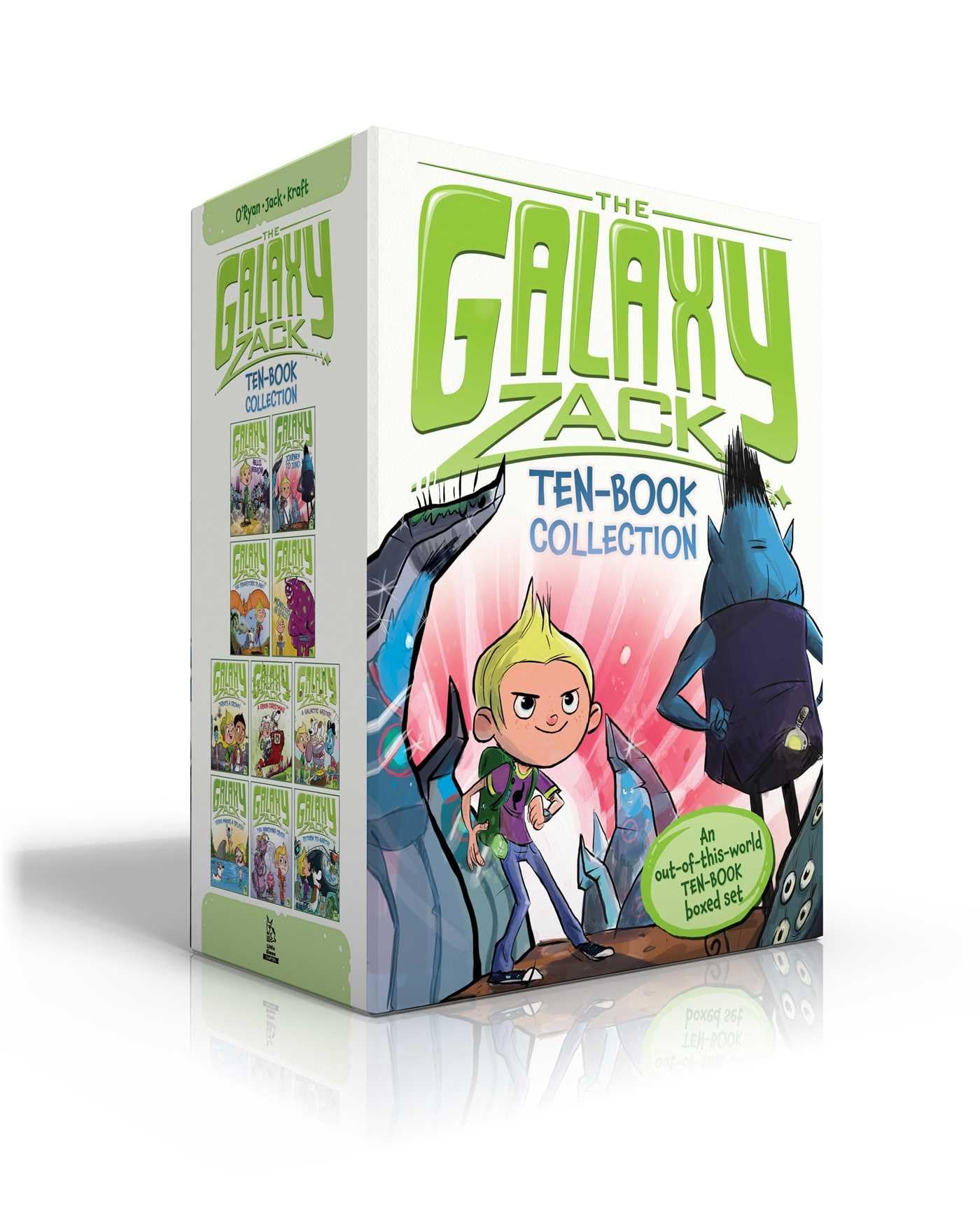 The Galaxy Zack Ten-Book Collection (Boxed Set): Hello, Nebulon!; Journey to Juno; The Prehistoric Planet; Monsters in Space!; Three's a Crowd!; A ... Spash!; The Annoying Crush; Return to Earth! Novels & Short Stories