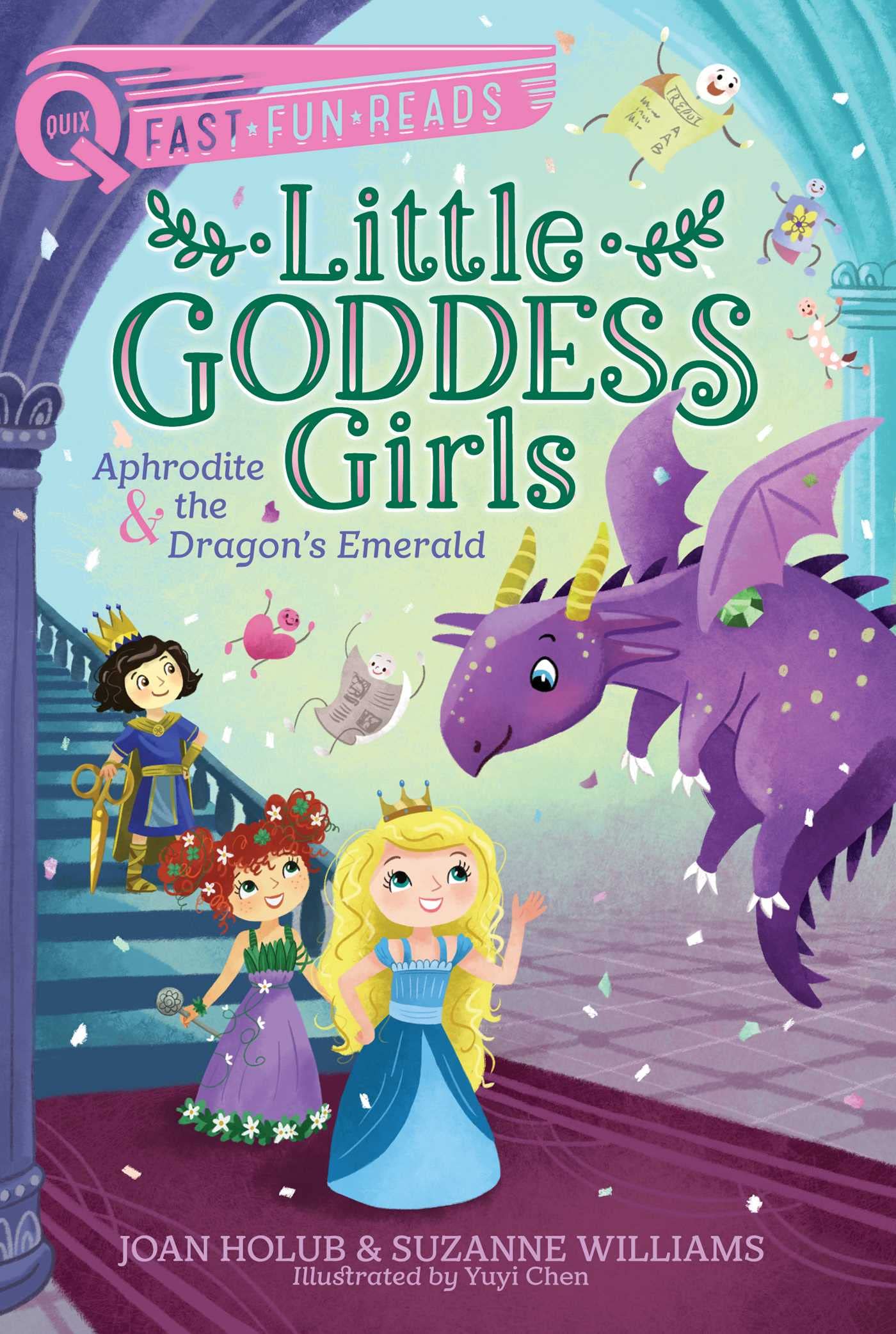 Aphrodite & the Dragon's Emerald: Little Goddess Girls 11: A QUIX Book Non-fiction