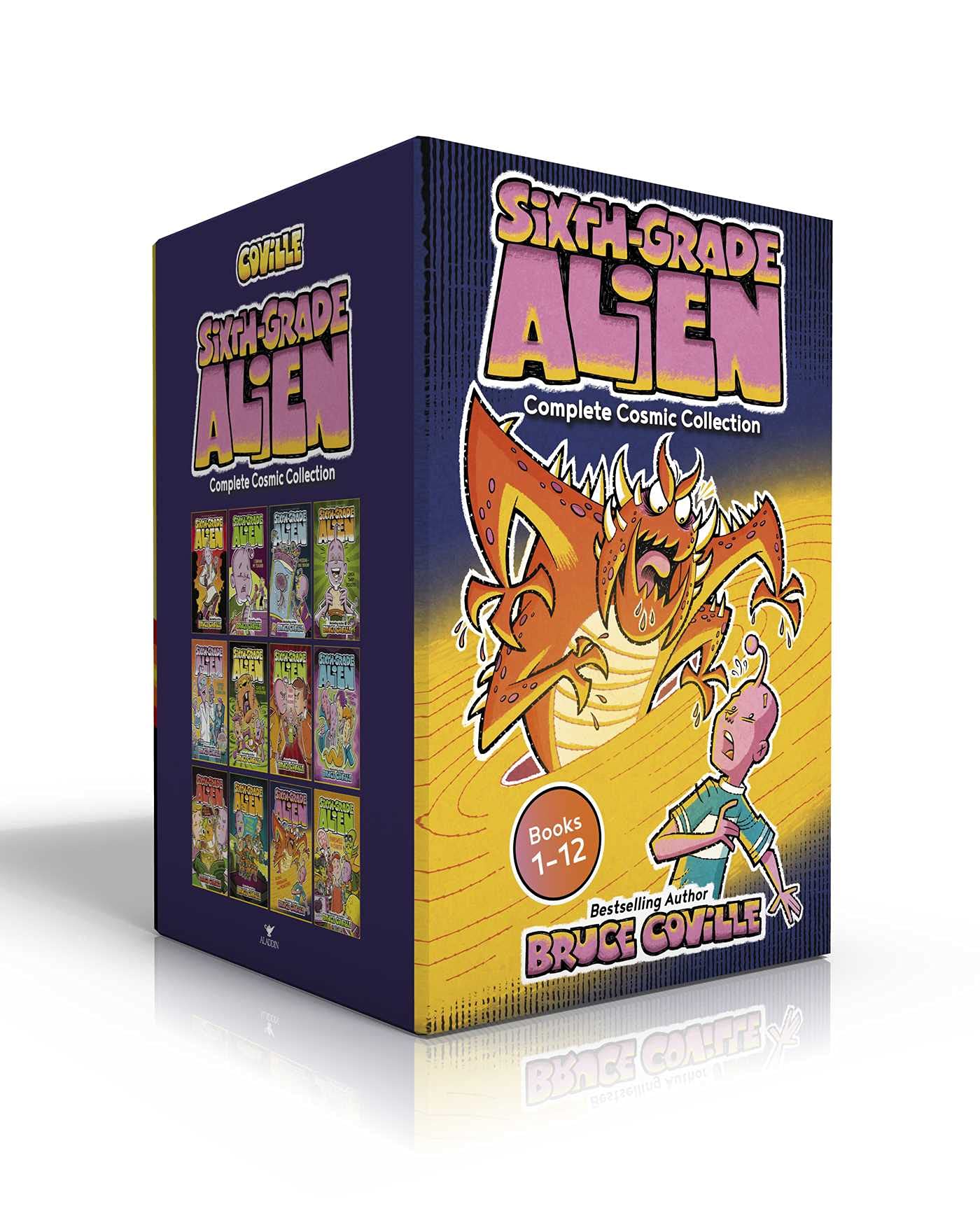 Sixth-Grade Alien Complete Cosmic Collection (Boxed Set): Sixth-Grade Alien; I Shrank My Teacher; Missing―One Brain!; Lunch Swap Disaster; Zombies of ... The Revolt of the Miniature Mutants; etc. Non-fiction