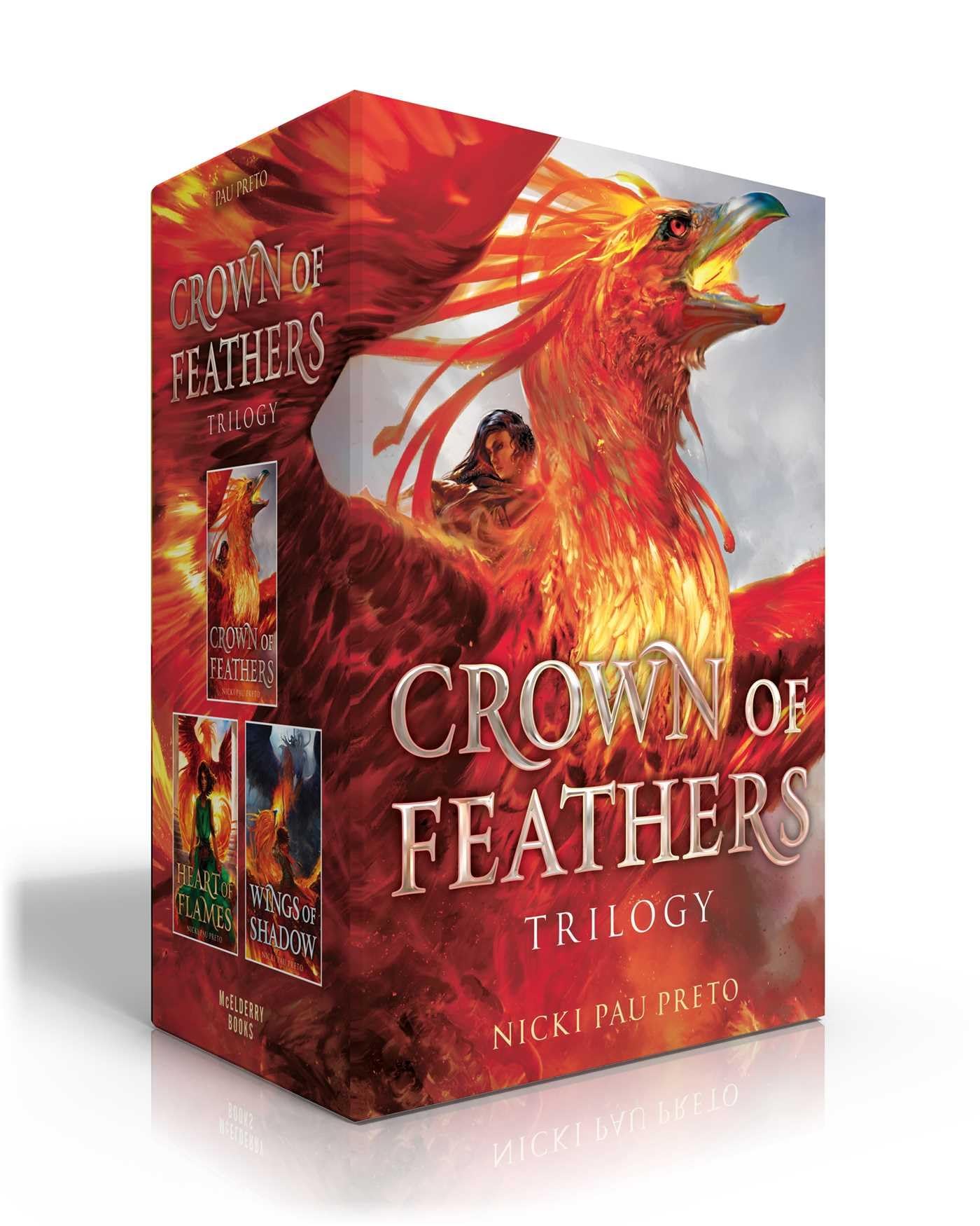 Crown of Feathers Trilogy (Boxed Set): Crown of Feathers; Heart of Flames; Wings of Shadow Fiction