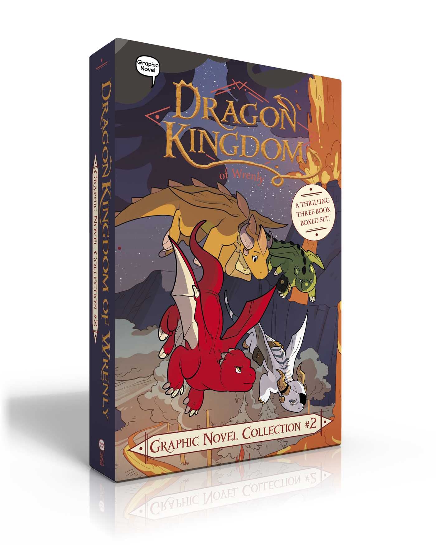 Dragon Kingdom of Wrenly Graphic Novel Collection #2 (Boxed Set): Ghost Island; Inferno New Year; Ice Dragon Manga