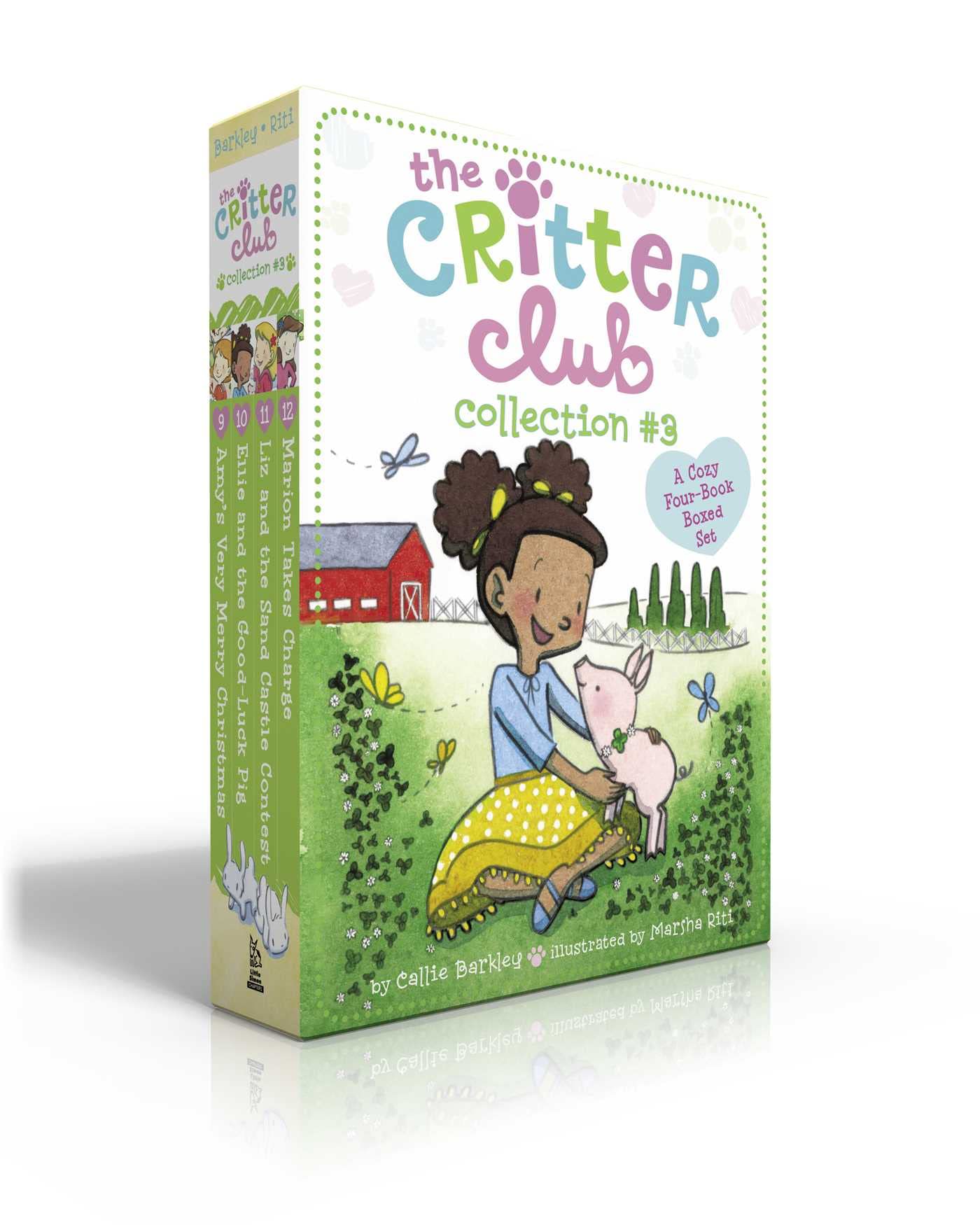 The Critter Club Collection #3 (Boxed Set): Amy's Very Merry Christmas; Ellie and the Good-Luck Pig; Liz and the Sand Castle Contest; Marion Takes Charge Non-fiction