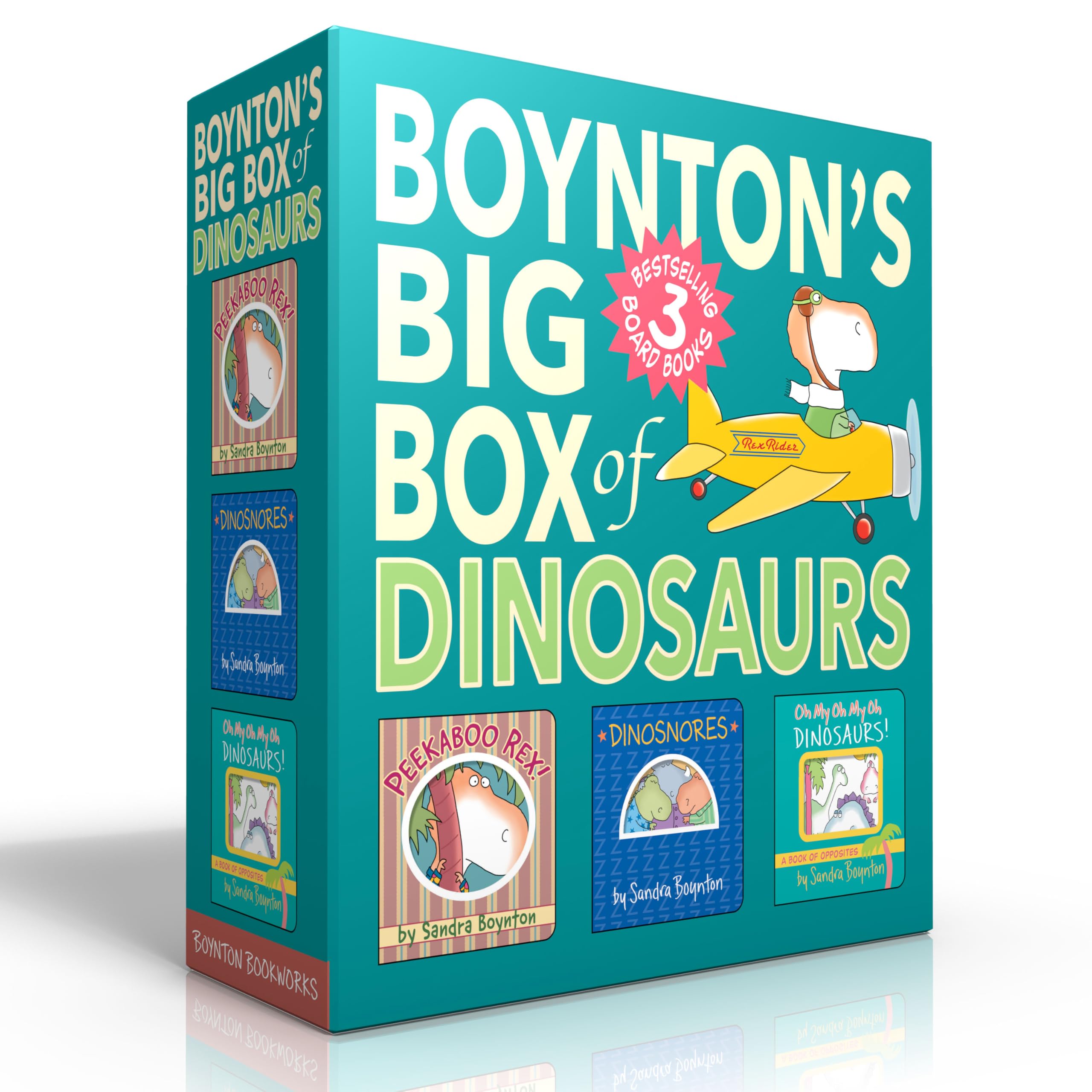 Boynton's Big Box of Dinosaurs (Boxed Set): Peekaboo Rex!; Dinosnores; Oh My Oh My Oh Dinosaurs! (Boynton on Board) Parents & Children