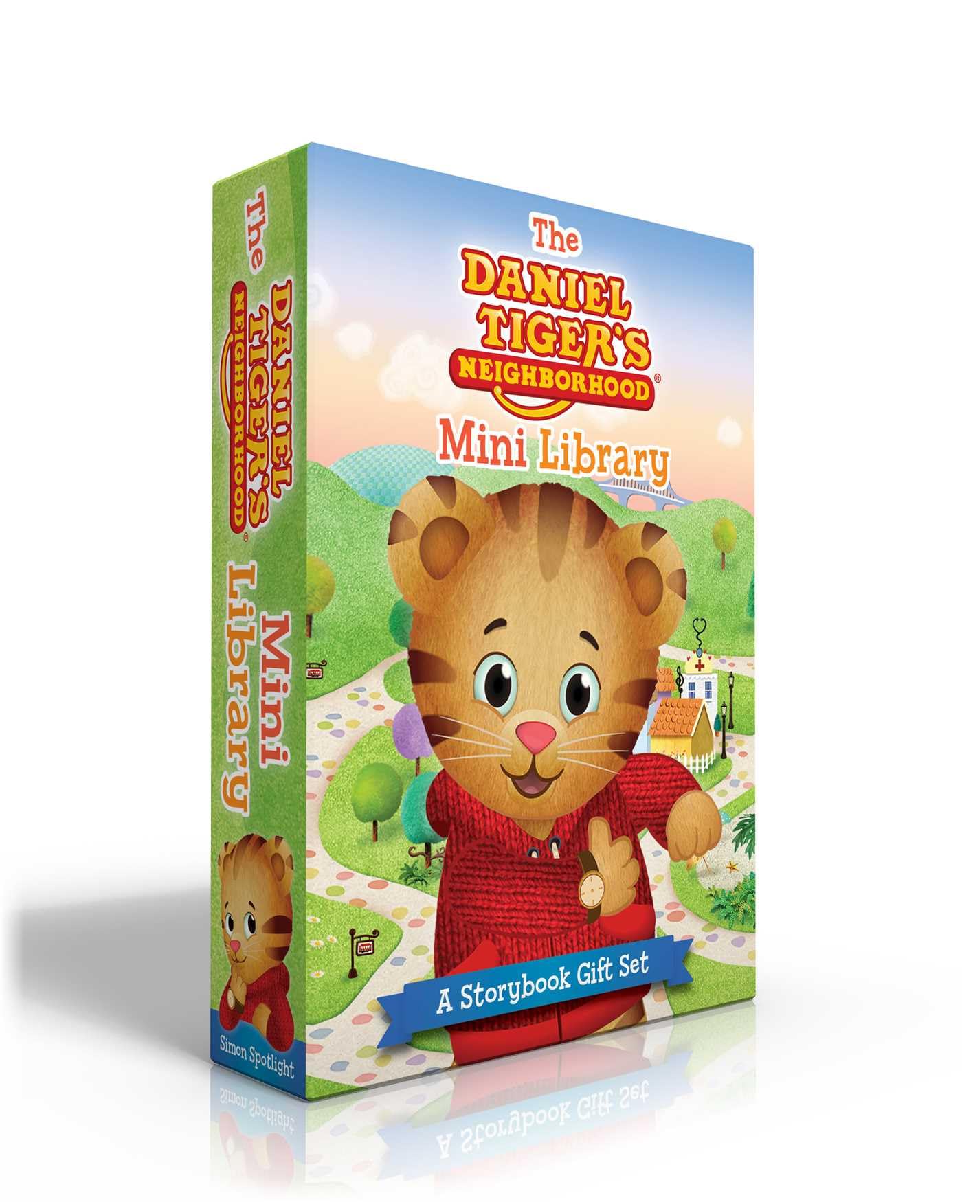 The Daniel Tiger's Neighborhood Library: Welcome to the Neighborhood!; Goodnight, Daniel Tiger; Daniel Chooses to Be Kind; You Are Special, Daniel Tiger! Non-fiction