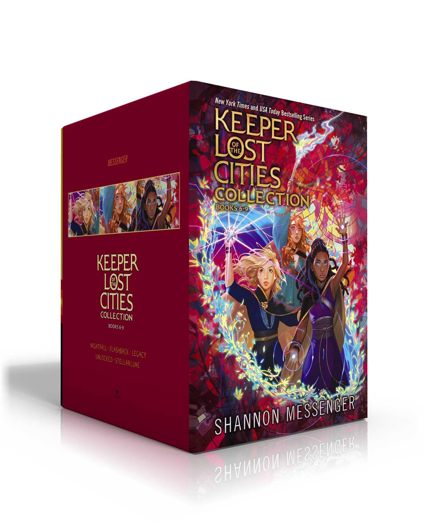 Keeper of the Lost Cities Collection Books 6-9 (Boxed Set): Nightfall; Flashback; Legacy; Unlocked Book 8.5; Stellarlune Eroticism