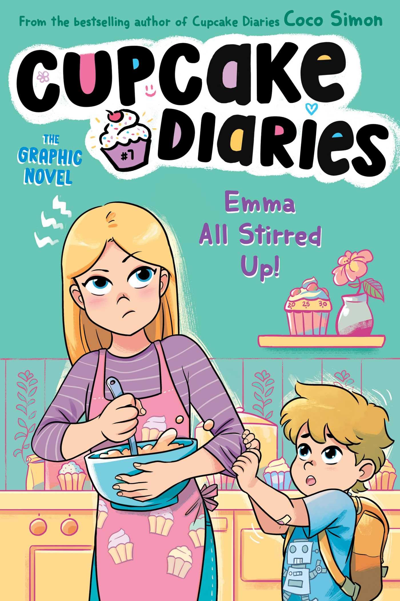 Emma All Stirred Up! The Graphic Novel (Volume 7) (Cupcake Diaries: The Graphic Novel) Manga