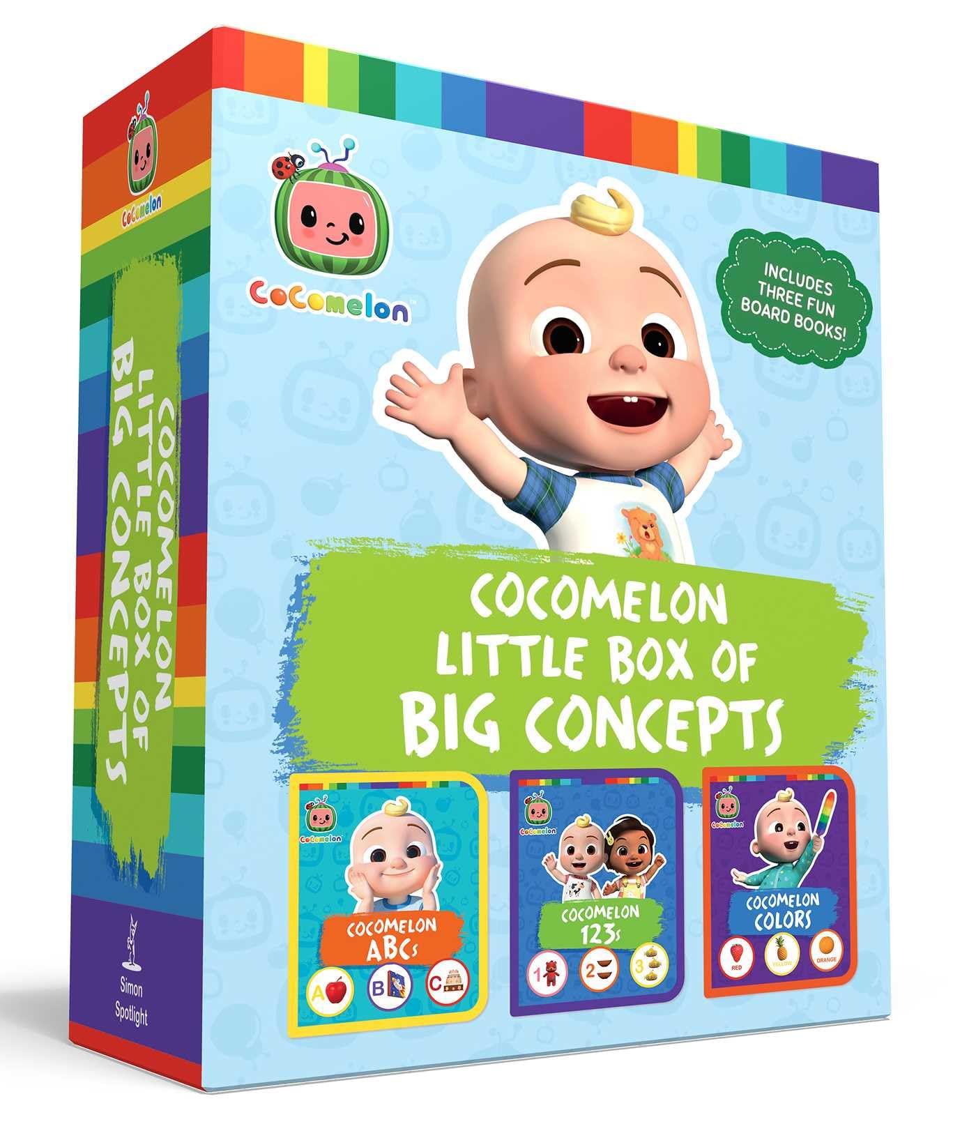 Cocomelon Little Box of Big Concepts: Cocomelon Abcs; Cocomelon 123s; Cocomelon Colors Non-fiction