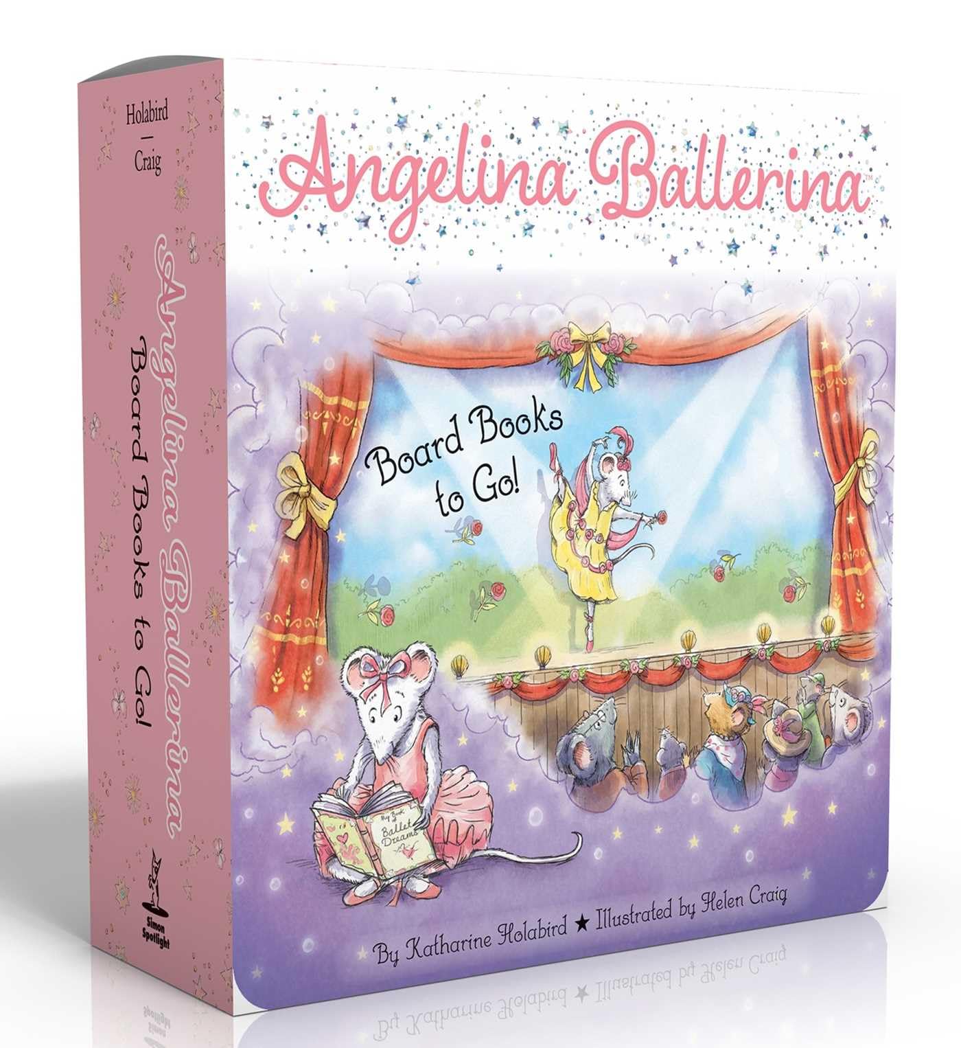 Angelina Ballerina Board Books to Go! (Boxed Set): Center Stage; Big Dreams!; Angelina Ballerina by the Sea Non-fiction