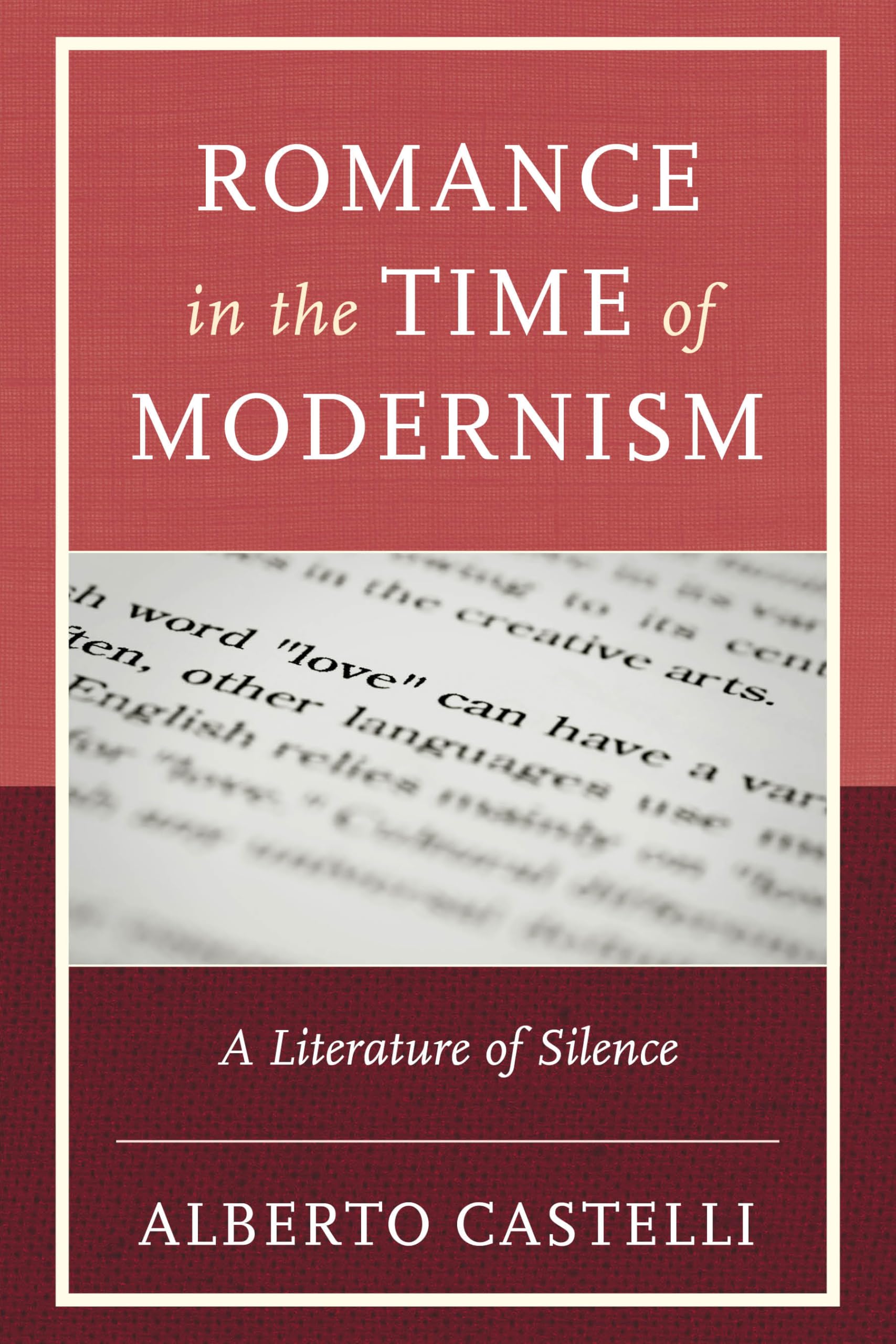Romance in the Time of Modernism Contemporary literature
