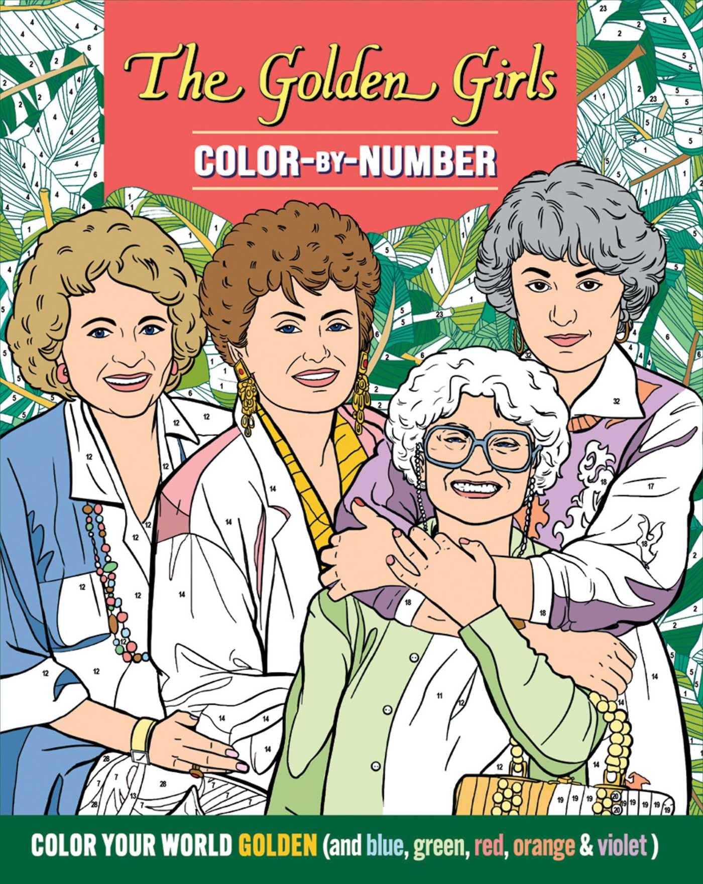 The Golden Girls Color-by-Number book