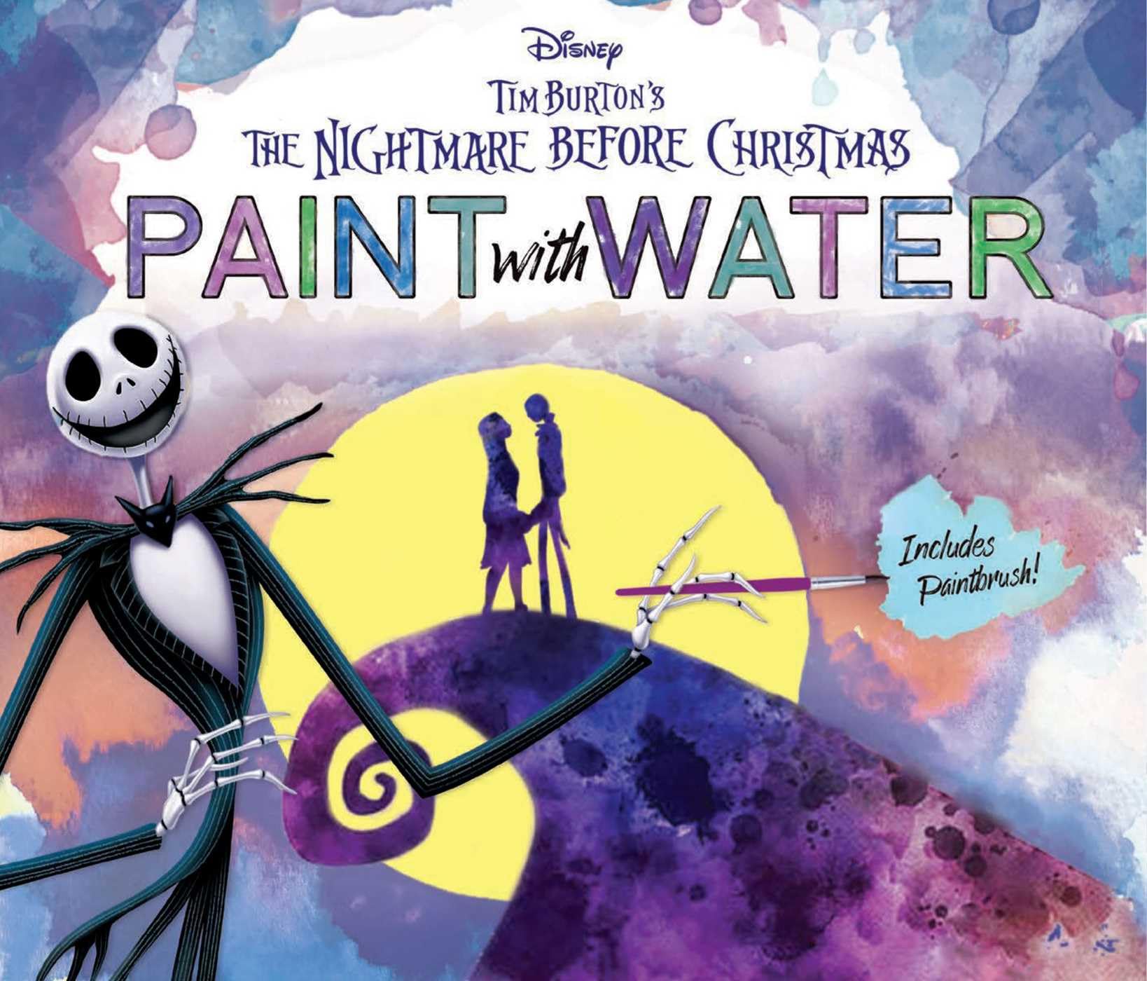 Disney Tim Burton's the Nightmare Before Christmas Paint With Water Film, Art & Culture