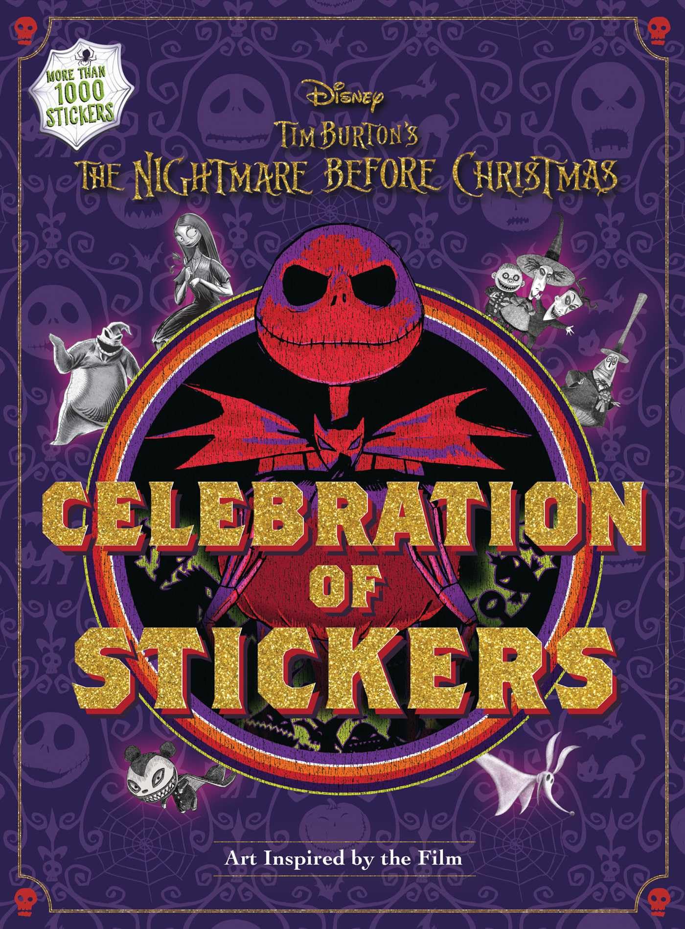 Disney Tim Burton's the Nightmare Before Christmas Celebration of Stickers (Collectible Art Stickers) Hobbies & Crafts