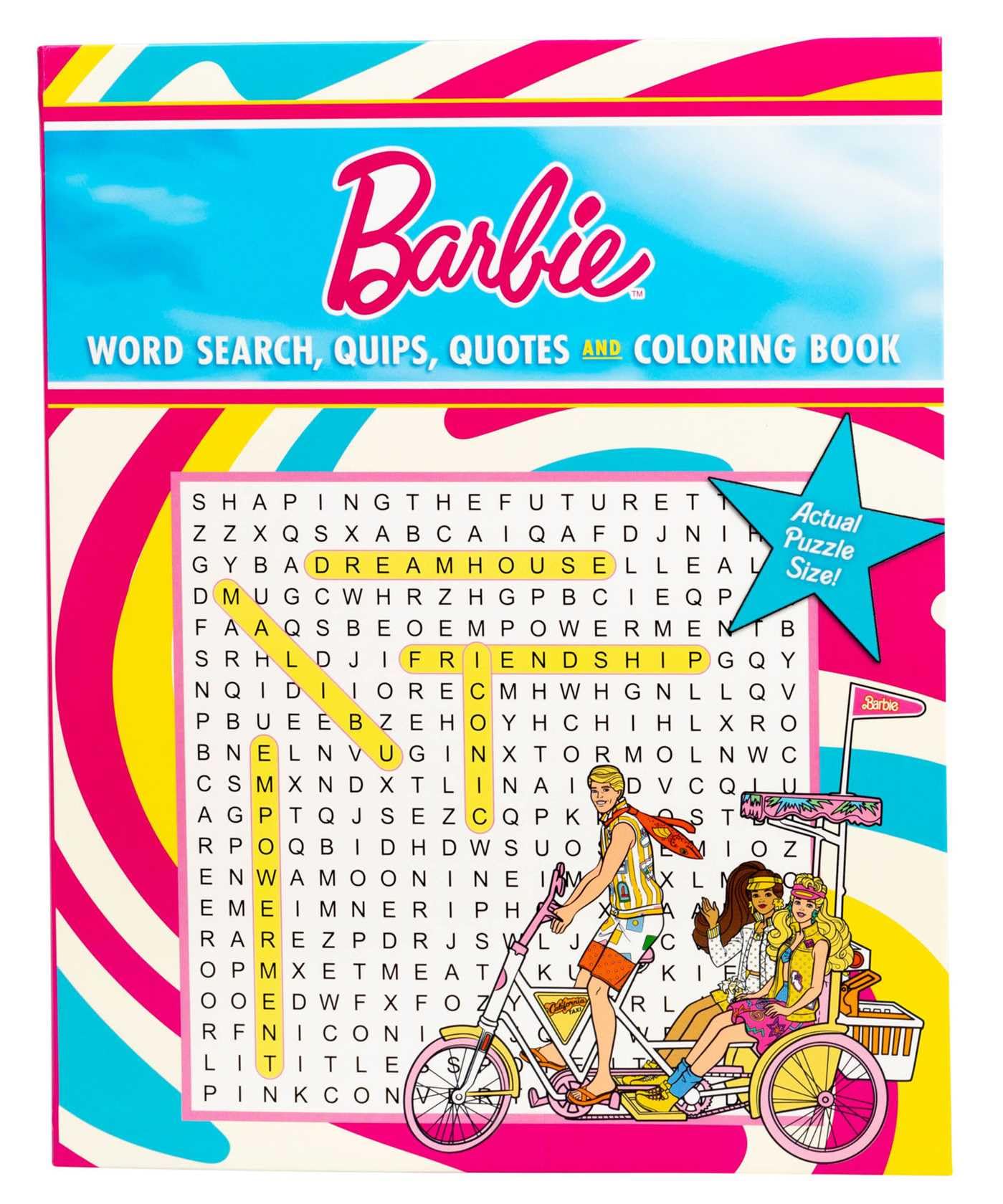 Barbie Word Search, Quips, Quotes (Coloring Book & Word Search) Leisure & Fun