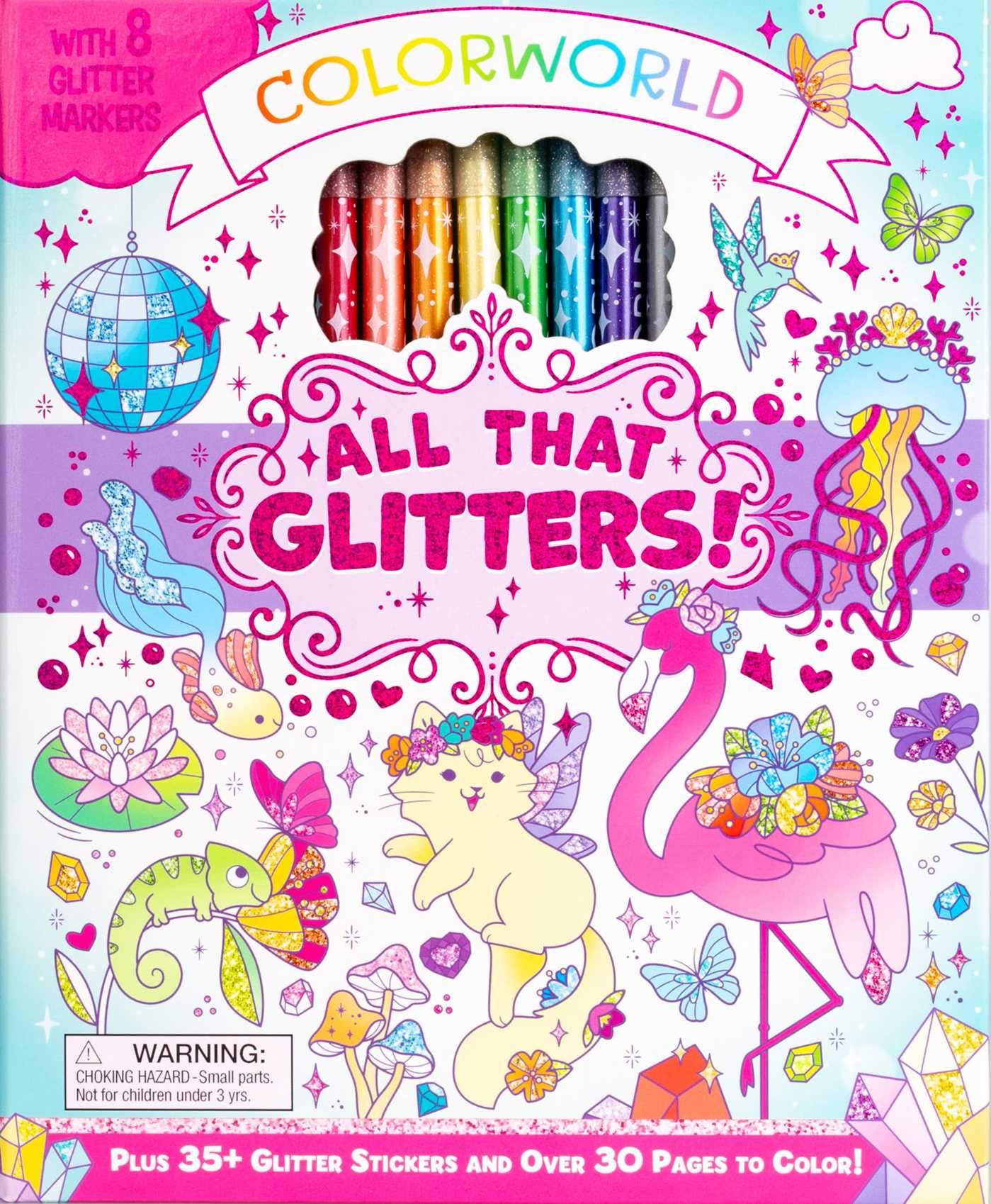 ColorWorld: All That Glitters!: Plus 35+ Glitter Stickers and Over 30 Pages to Color! Novels & Short Stories