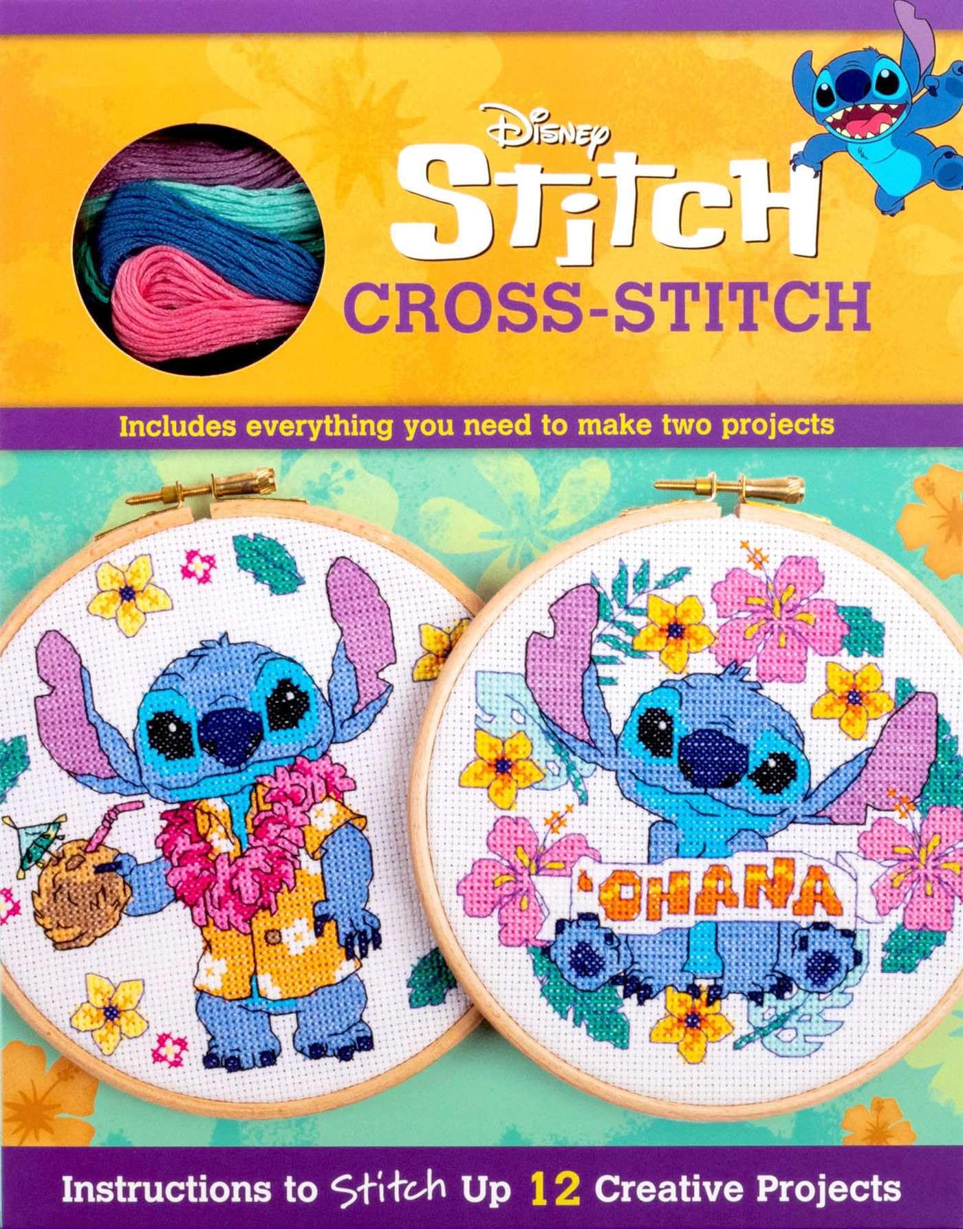 Disney Stitch Cross-stitch (Cross-stitch Kits) Hobbies & Crafts