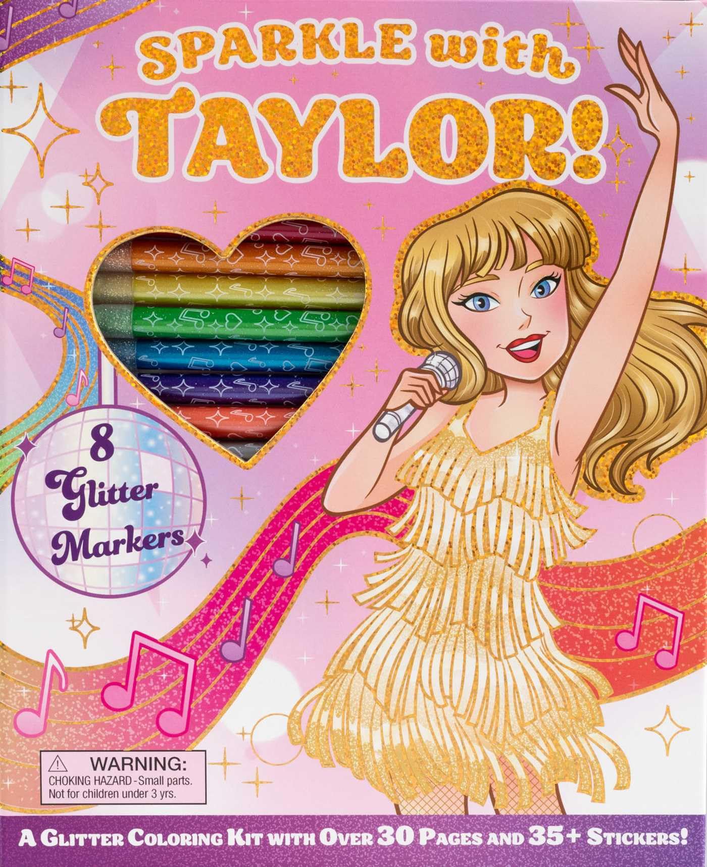 Sparkle with Taylor! A Glitter Coloring Kit Non-fiction