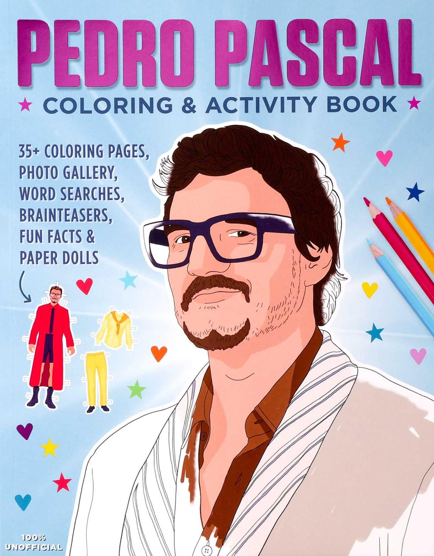 Pedro Pascal Coloring & Activity Book (Pop Culture Color & Activity) Art & Literature