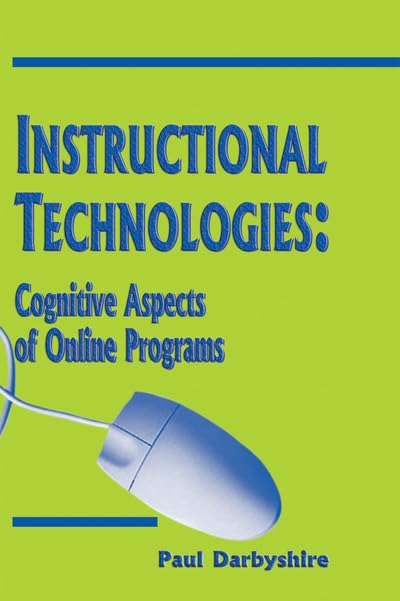 Product Image: Instructional Technologies: Cognitive Aspects of Online Programs