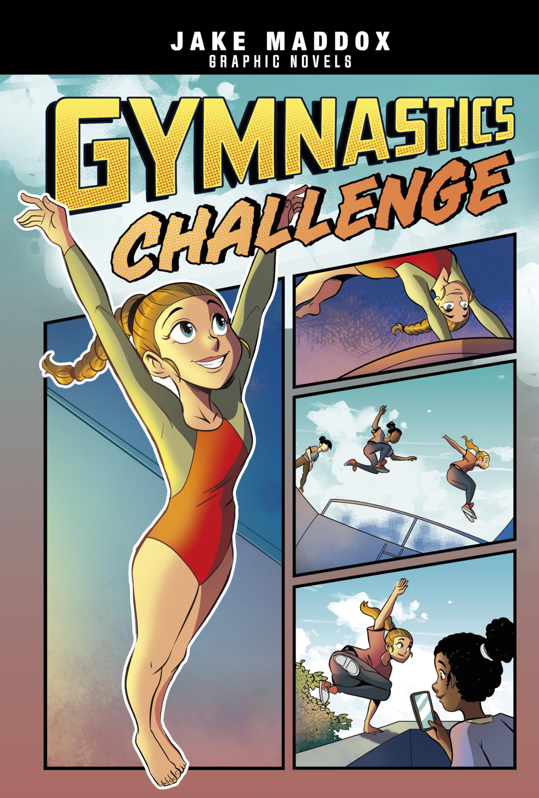 Gymnastics Challenge (Jake Maddox Graphic Novels) Manga