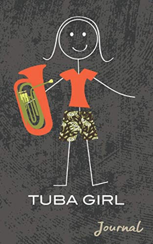 Journal: Tuba Girl Lined Travel Notebook Arts & Music