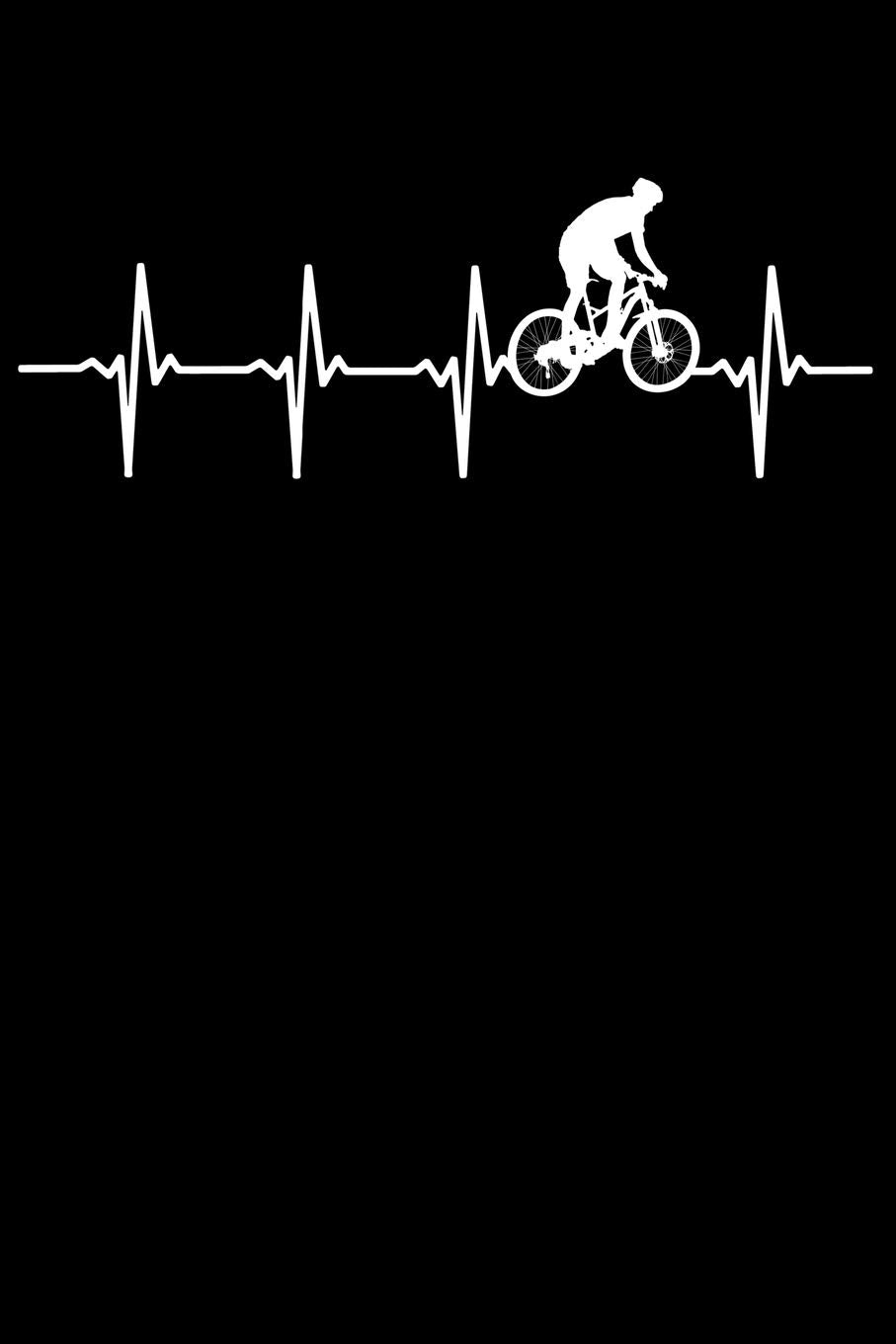 Mountain Biker Notebook: MTB Heartbeat 6 x 9 (A5) Graph Paper Squared Journal Gift for Mountain Bikers And Cyclists (108 Pages) Books