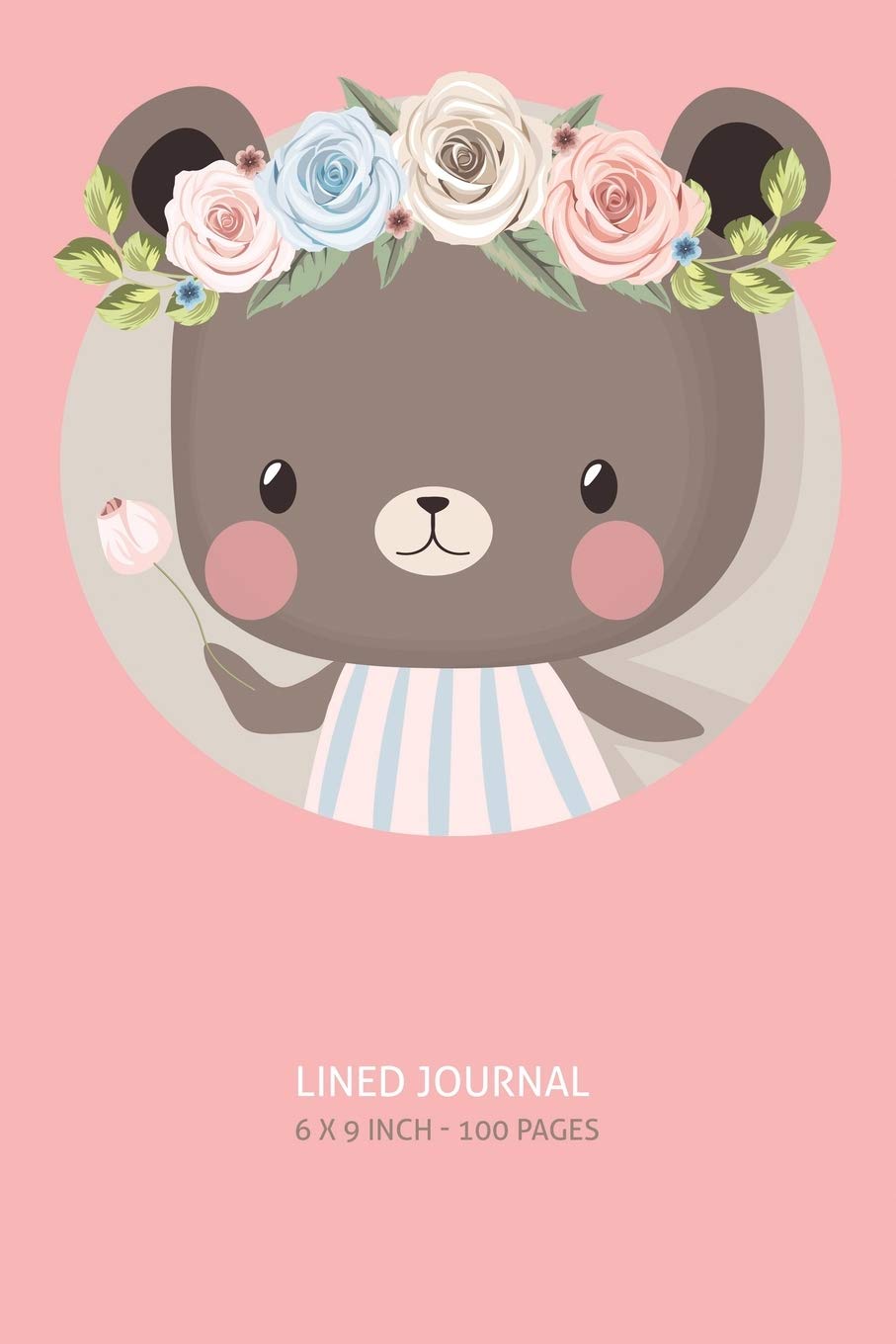 Cute Bear Lined Journal: 100 Page Lined Journal - 6x9 inch (Elitic Journals, Band 23) Mathematics