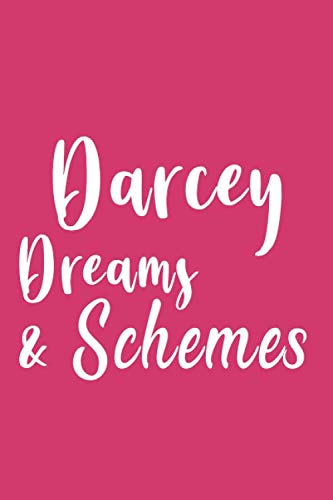 Darcey (6x9 Journal): Lined Writing Notebook with Personalized Name, 120 Pages – Pink & Yellow Flowers on Teal Blue with Cute and Fun Quote, Perfect ... Teacher’sTeacher, mom, wife, aunt gift. Books