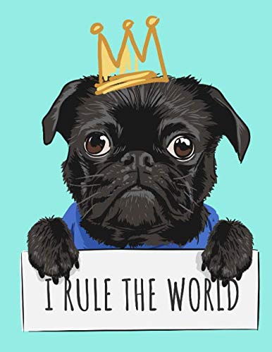 I Rule The World: Cornell Notes Notebook, Motivational Word Art Cover, Size 8.5" x 11", 120 Pages, Soft Matte Cover Learning & Reference