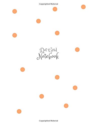 Orange Pastel Stylish Modern Dotted Notebook, Dot Grid Sketcher (8.5 x 11) Large Journal: Ideas Book, Calligraphy, Drawing, 110 pages, Dot grid: Stylish, Modern sketcher, Study Guides