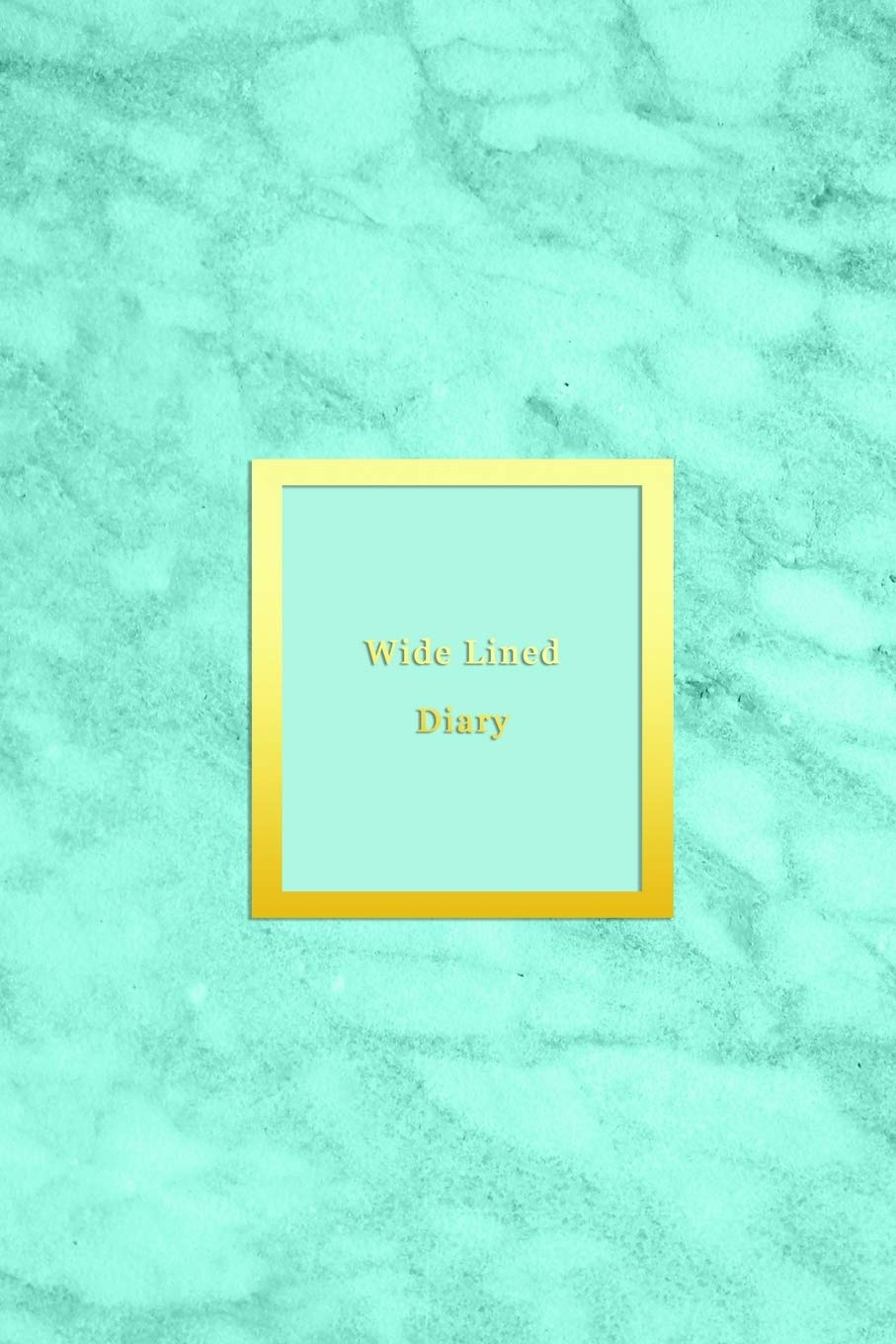 Wide Lined Diary: Easy to use journal for dementia, alzhiemers and lewy body patients | Memory record and recall lined composition book for seniors | Light Blue aqua teal marble cover Health, Nutrition & Fitness