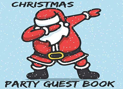 Christmas Party Guest Book: Christmas Guest Book, Christmas Wedding Guest Book for Visitors To Sign In Non-fiction