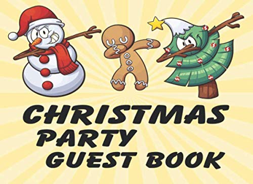 Christmas Party Guest Book: Christmas Guest Book, Christmas Wedding Guest Book for Visitors To Sign In Non-fiction