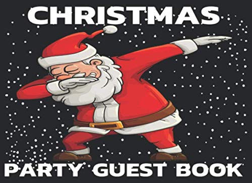 Christmas Party Guest Book: Christmas Guest Book, Christmas Wedding Guest Book for Visitors To Sign In Non-fiction