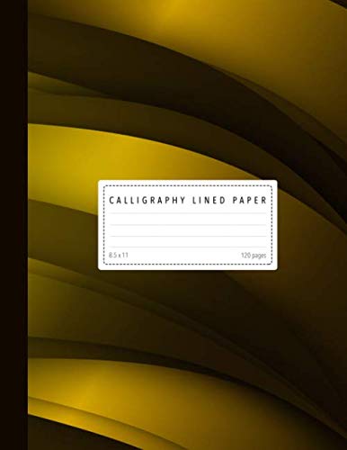 Calligraphy Lined Paper: Gold Cover Calligraphy Graph Book | 8.5 x 11 inches | Slanted Grid |Great Practice For Documents, Art, Font Design, Event Invitations & More | 120 Pages Film, Art & Culture