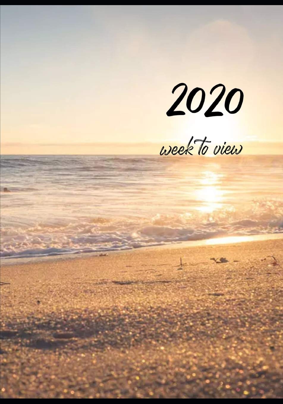 planner 2020 week to view: 2020 Planner 7x10 size with Flexible Cover, Wire Binding, Round Corner, Improving Your Time Management Skill notes meal planer business budget sheet Home & Household