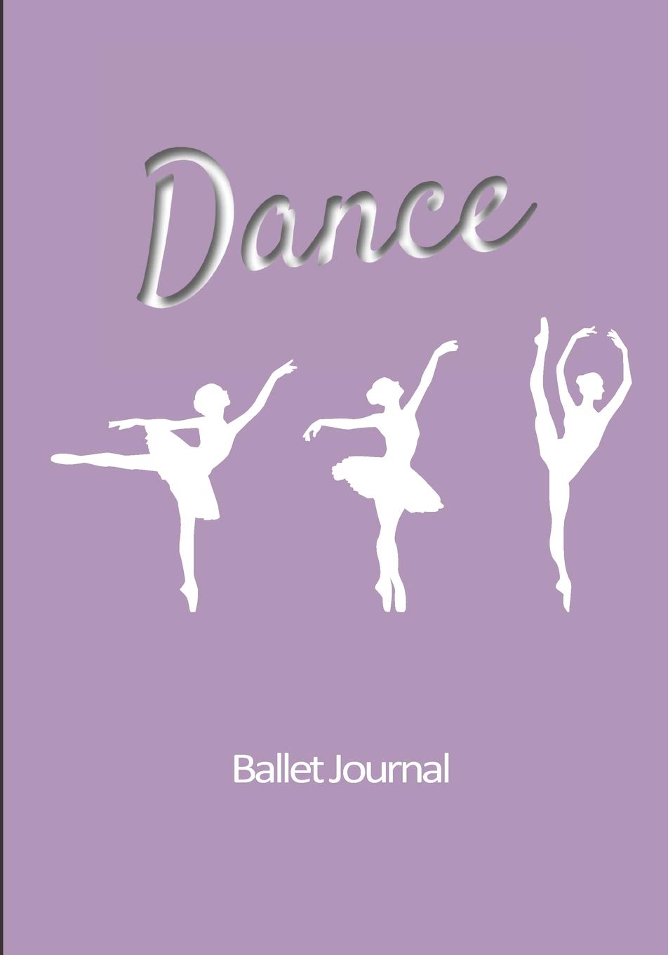 Ballet journal: Dance notebook for girls | Ballet notebook | Ballet books for teens, girls and dancers | 101 pages lined | 7x10 inches paperback | pink background with white silhouettes of dancers Film, Art & Culture