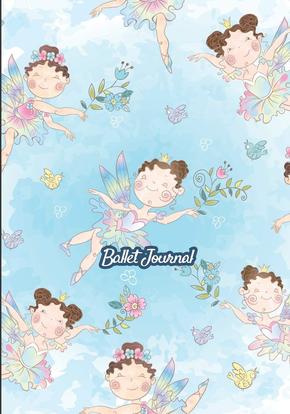 Ballet journal: Dance notebook for girls | Ballet notebook | Ballet books for teens, girls and dancers | 101 pages lined | 7x10 inches paperback | ... pattern of pretty little dancer in the sky Film, Art & Culture