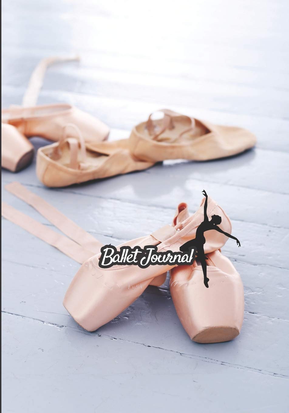 Ballet journal: Dance notebook for girls | Ballet notebook | Ballet books for teens, girls and dancers | 101 pages lined | 7x10 inches paperback | photo of pink dance slippers on the white floor Film, Art & Culture