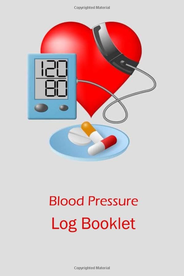 Blood Pressure Log Booklet: Blood Pressure And Pulse Log Book For Men and Women, Daily Blood Pressure And Heart Rate Tracker Non-fiction