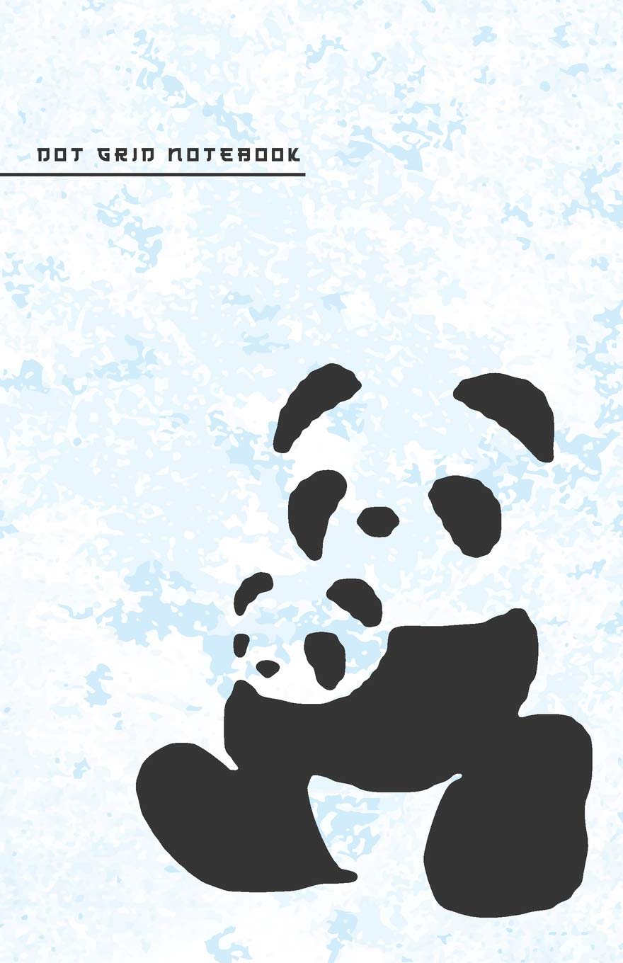 DOT GRID NOTEBOOK: Adorable Mommy and Baby Panda Bear Dotted Journal and Planner, Cute Dot Notebook and Organizer for Unique and Creative Calendars, ... Drawings, Habit, Tasks or Expenses Tracking Books