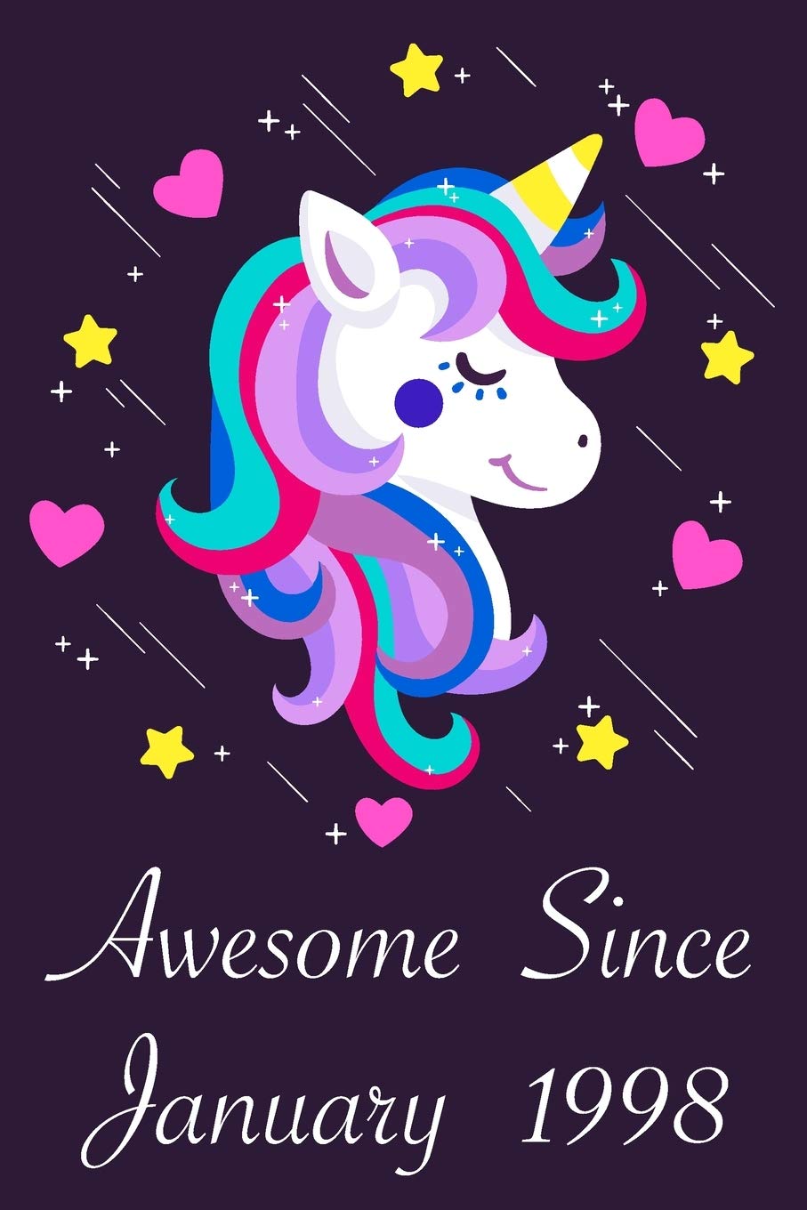 Awesome Since January 1998: 22 Year Old 22th Birthday gift Unicorn Born In January 1998, Journal Gift Book For Girls, Christmas Gift Book, Birthday ... to Write In and Memory Notebook lined Essays & Short Stories