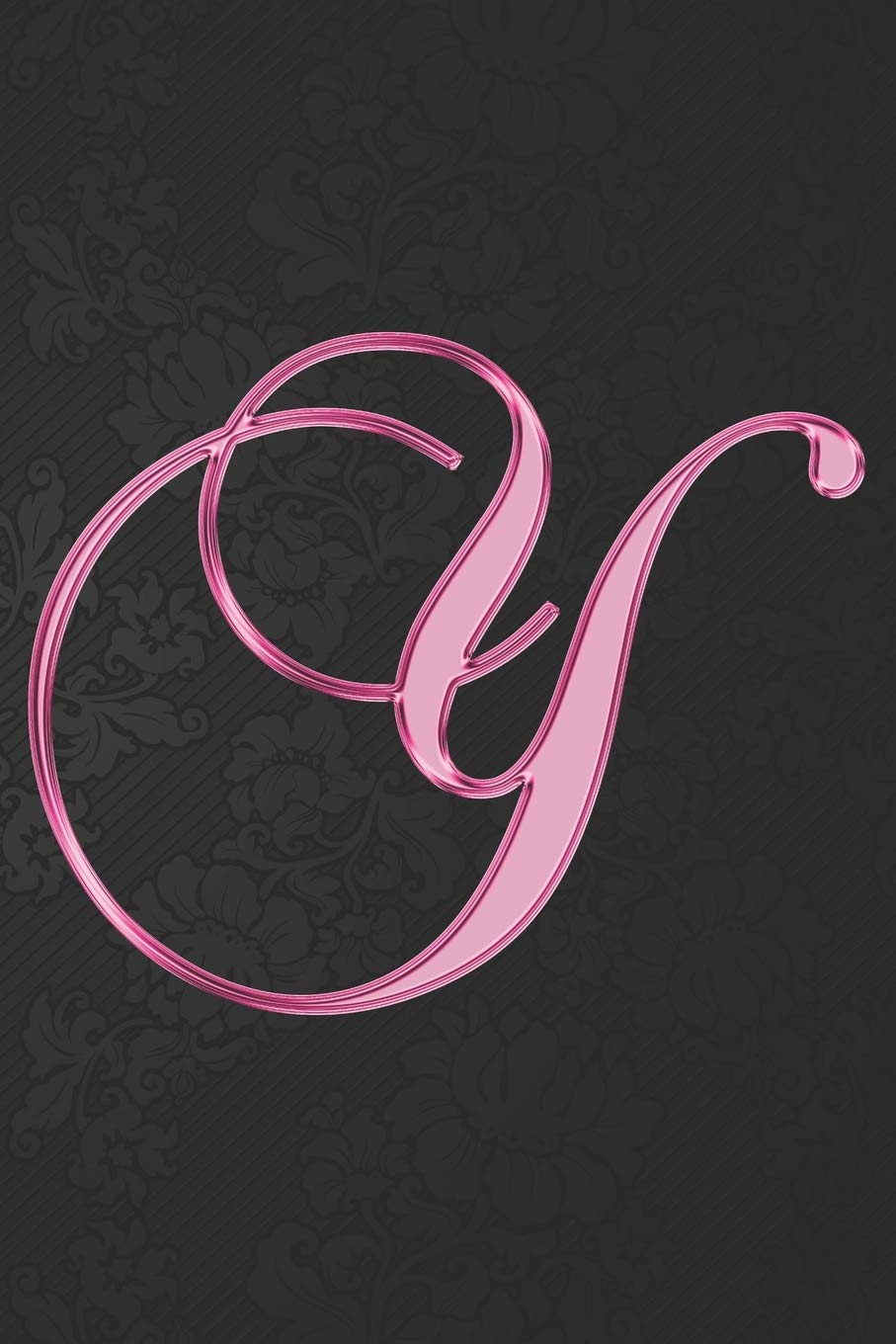 Y Journal: A Monogram Y Initial Capital Letter Notebook For Writing And Notes: Great Personalized Gift For All First, Middle, Or Last Names (Pink Gold Oriental Decorative Flower Floral Print) Essays & Short Stories