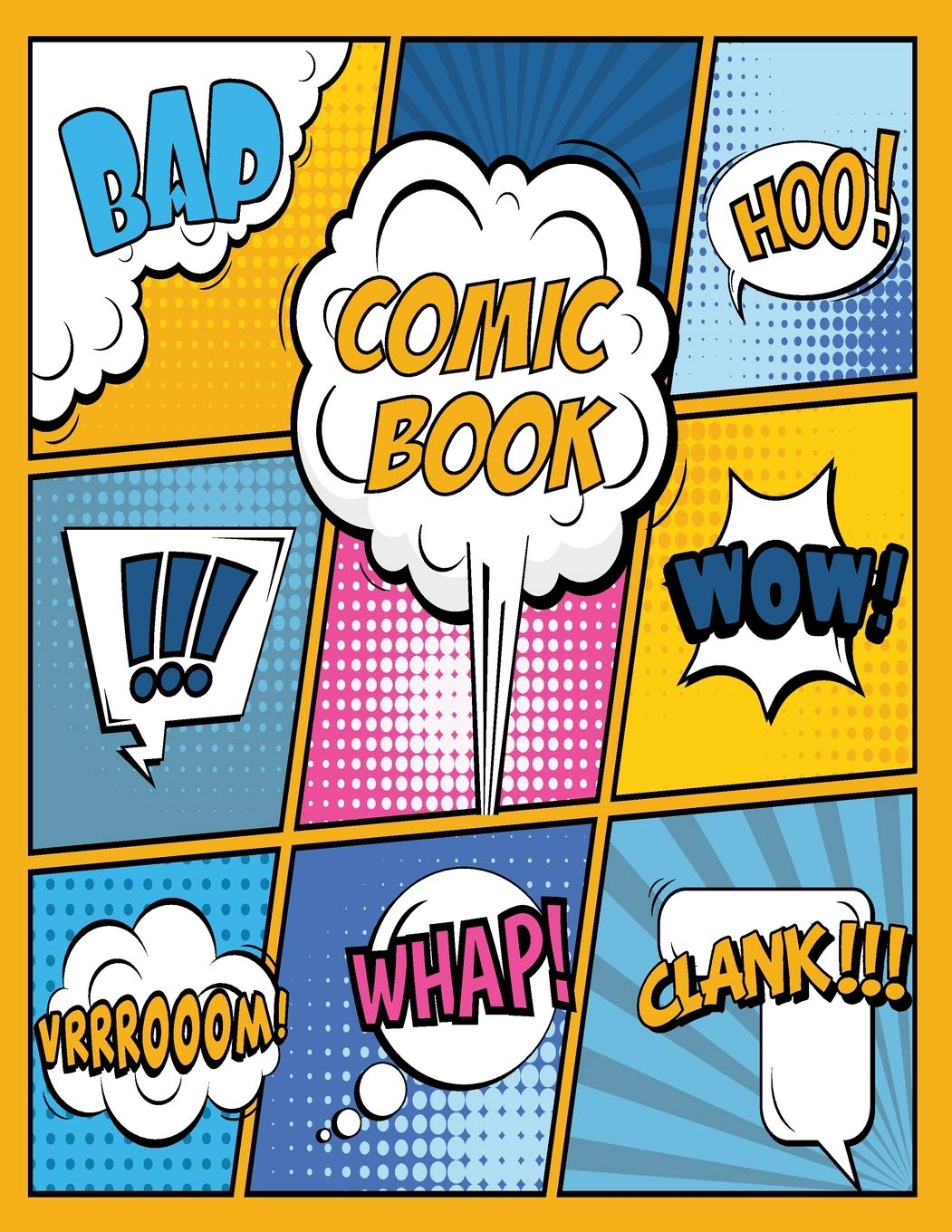 Blank Comic Book Notebook: Create Your Own Story, Comics & Graphic Novels (Comic Book Maker for Kids) Essays & Short Stories
