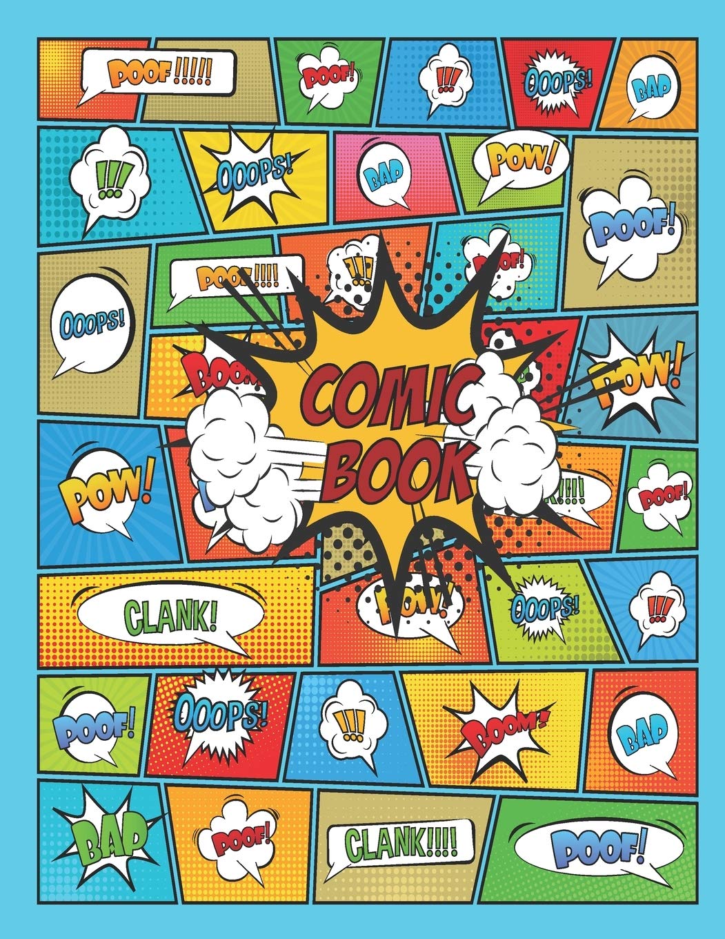 Draw Your Own Comics/Blank Comic Journal - 24 Pages of Fun Comic - A Large 8.5" x 11" Notebook and for Kids and Adults Essays & Short Stories
