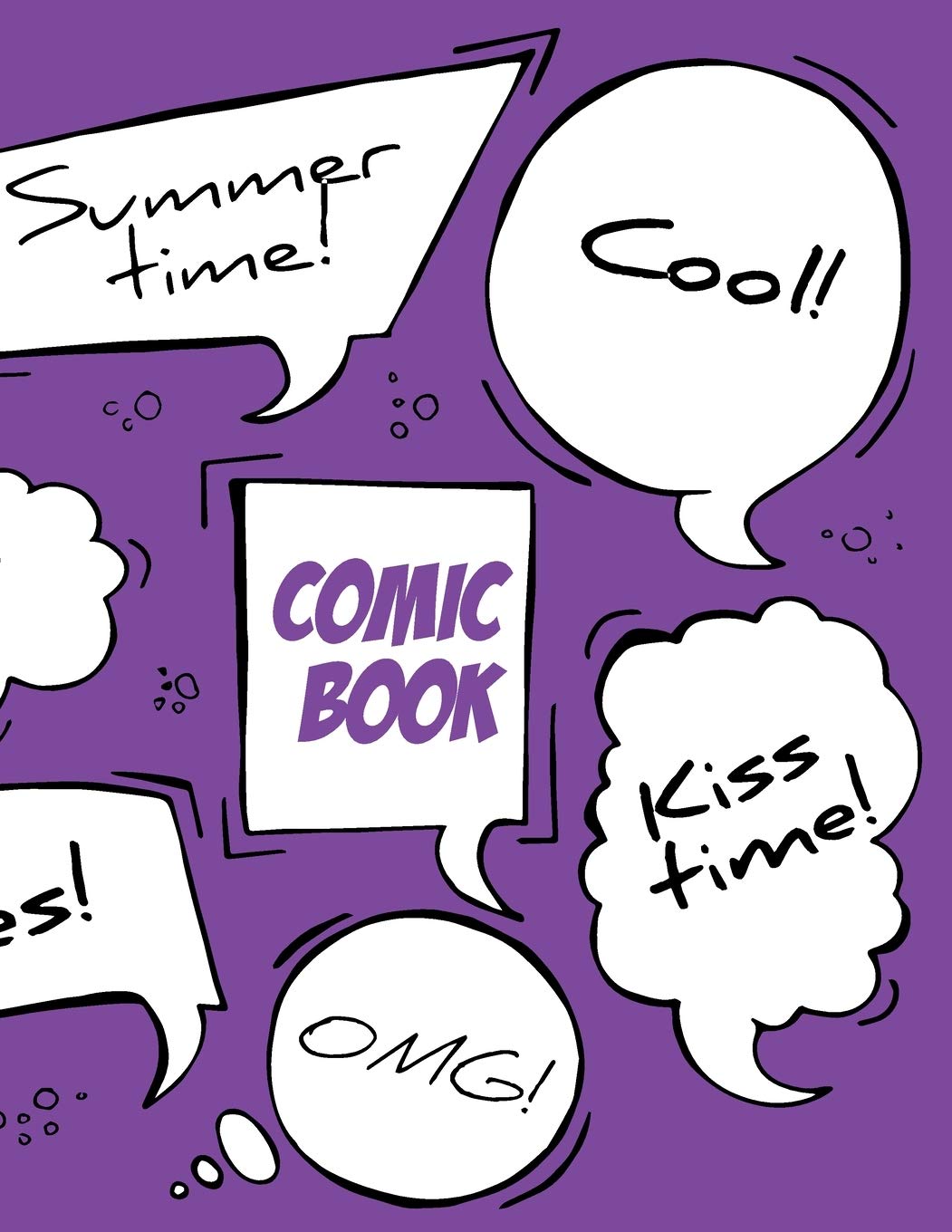 Draw Your Own Comics/Blank Comic Journal - 24 Pages of Fun Comic - A Large 8.5" x 11" Notebook and for Kids and Adults Essays & Short Stories