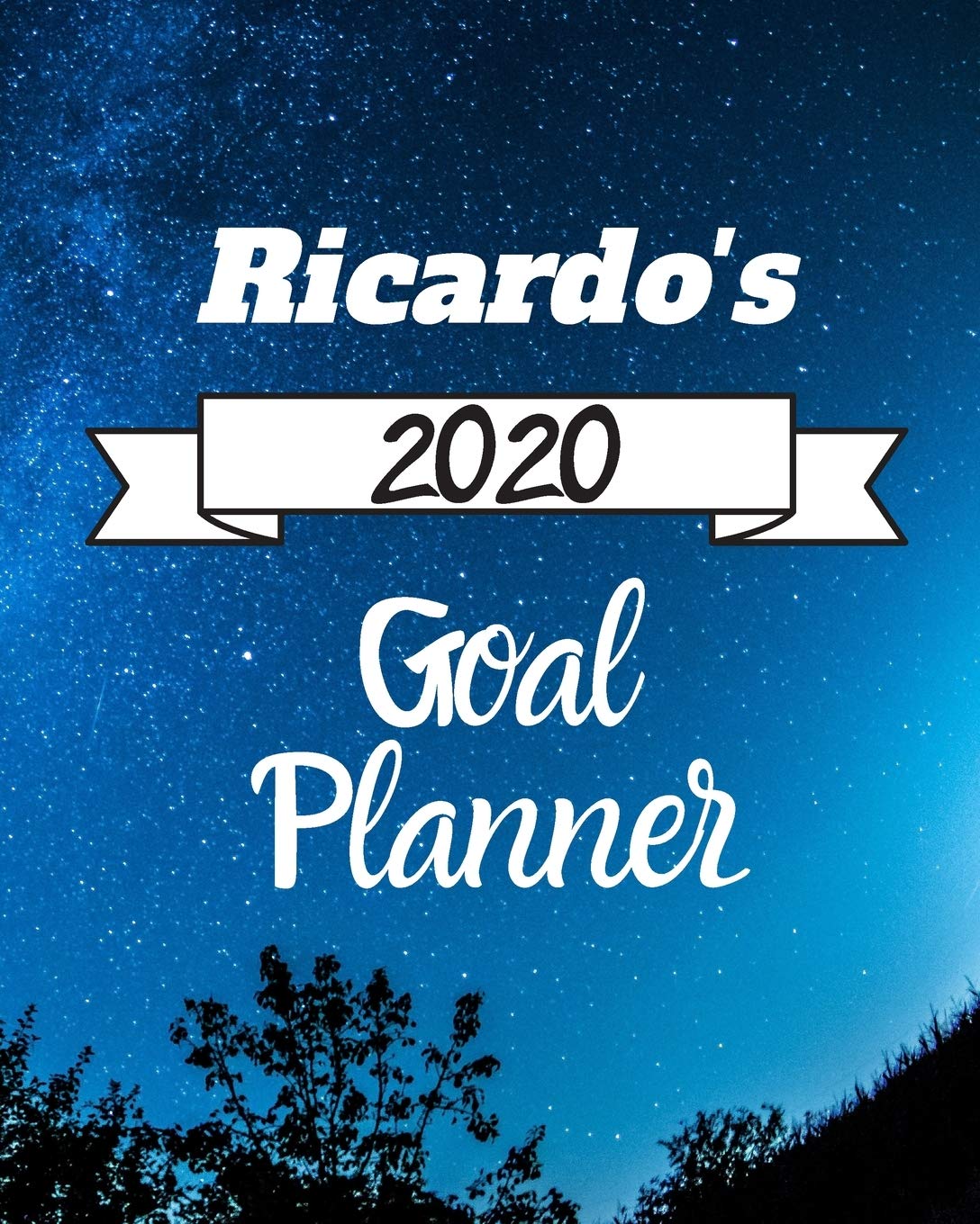 Ricardo's 2020 Goal Planner: 2020 New Year Planner Goal Journal Gift for Ricardo / Notebook / Diary / Unique Greeting Card Alternative Books