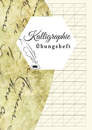 Kalligraphie Übungsheft: DIN A4 | 110 Seiten | Schönschreiben Handlettering Übungspapier Schreibschrift Film, Art & Culture