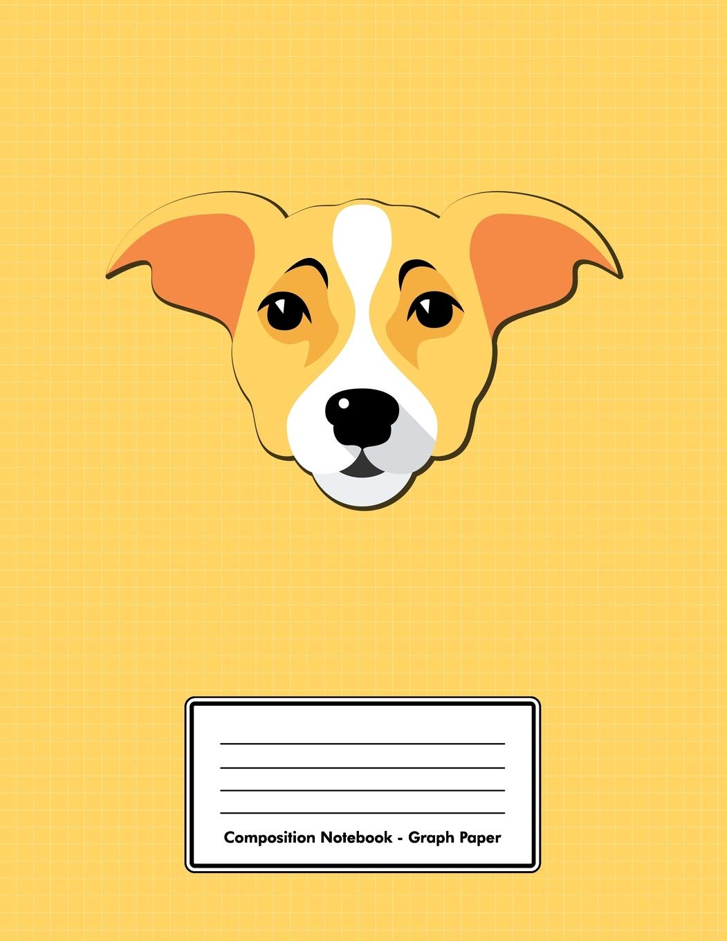 Composition Notebook - Graph Paper: Yellow Jack Russell Terrier Dog | 109 pages 8.5"x11" | White Blank 5x5 Exercise Book | School Subject | Gift For ... Adult Teacher Student | Journal | Diary Pets